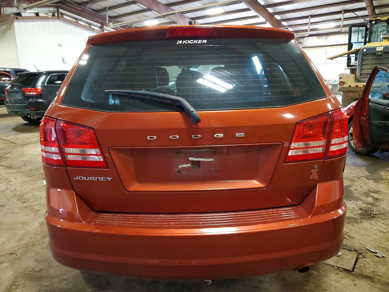 2013 Dodge Journey Se Orange vin: 3C4PDCAB9DT537284
