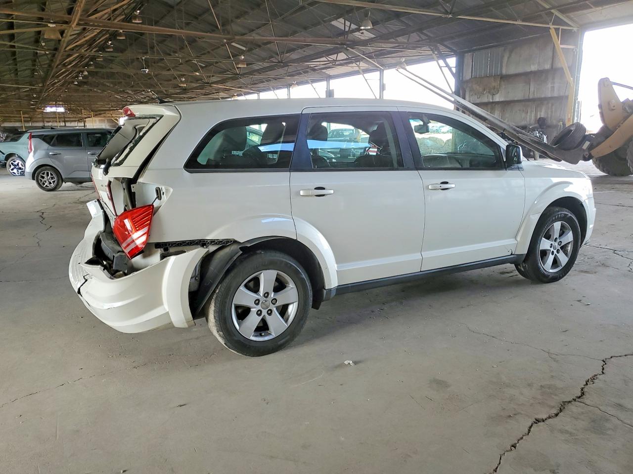 2013 Dodge Journey Se White vin: 3C4PDCAB9DT576988