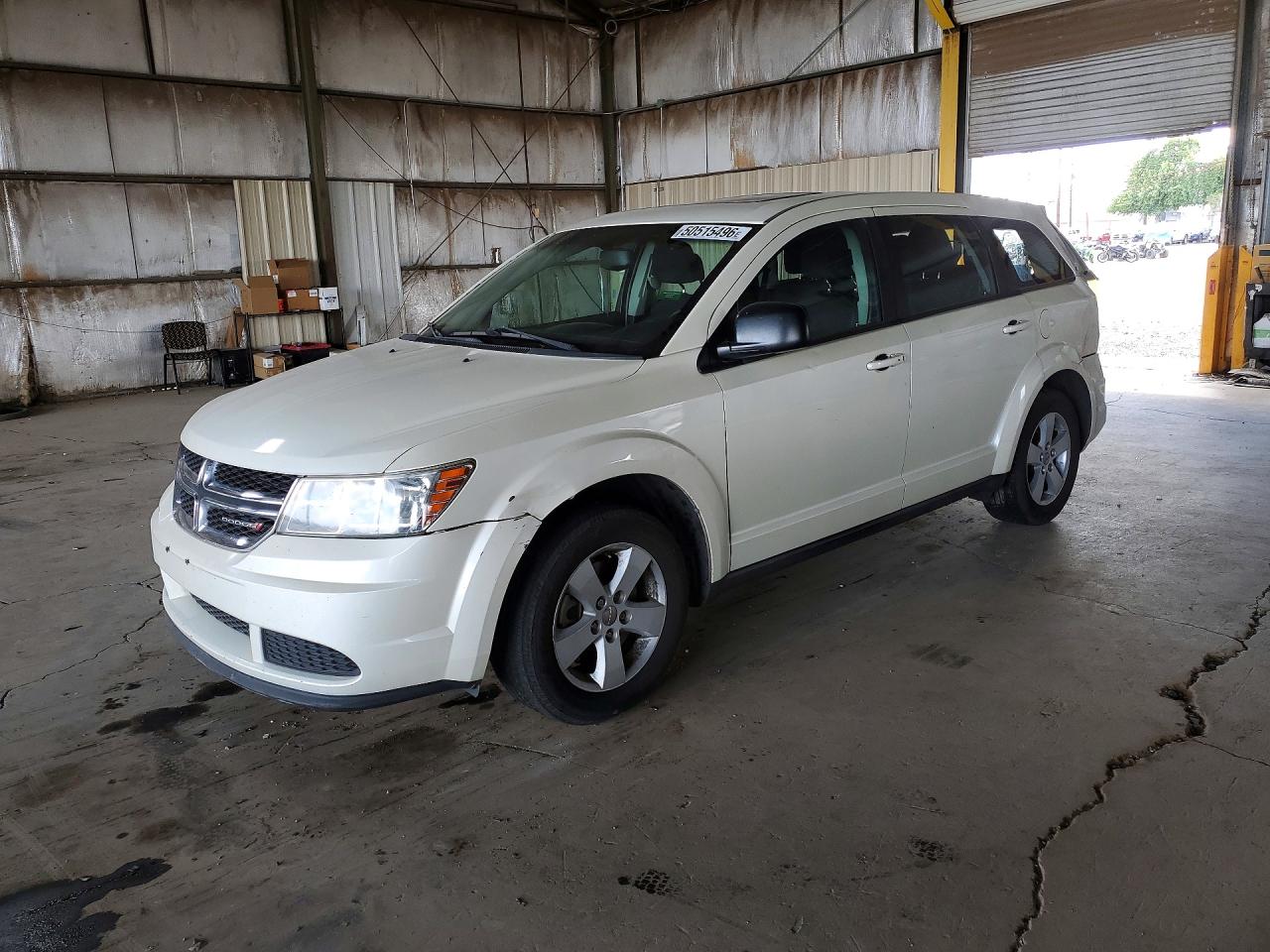 2013 Dodge Journey Se White vin: 3C4PDCAB9DT576988