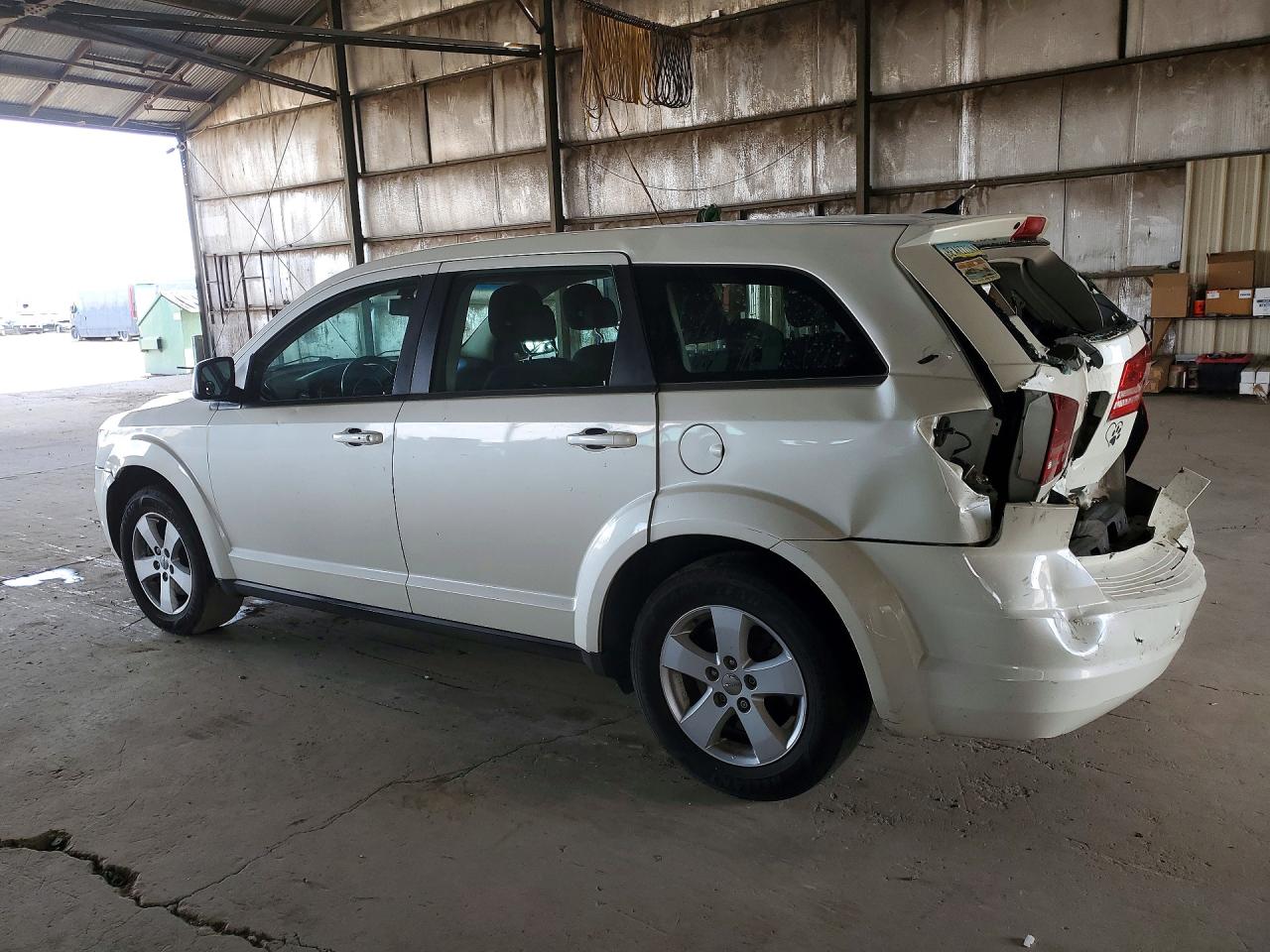 2013 Dodge Journey Se White vin: 3C4PDCAB9DT576988