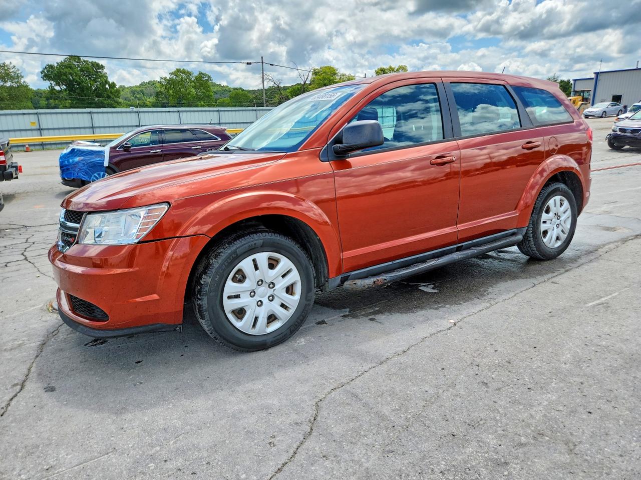 2013 Dodge Journey Se Оранжевый vin: 3C4PDCAB9DT715694