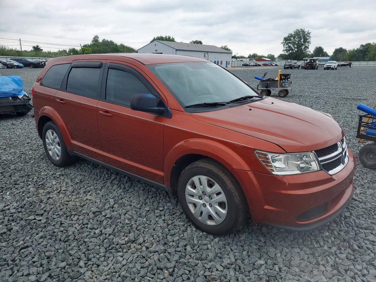 2013 Dodge Journey Se Orange vin: 3C4PDCAB9DT733130