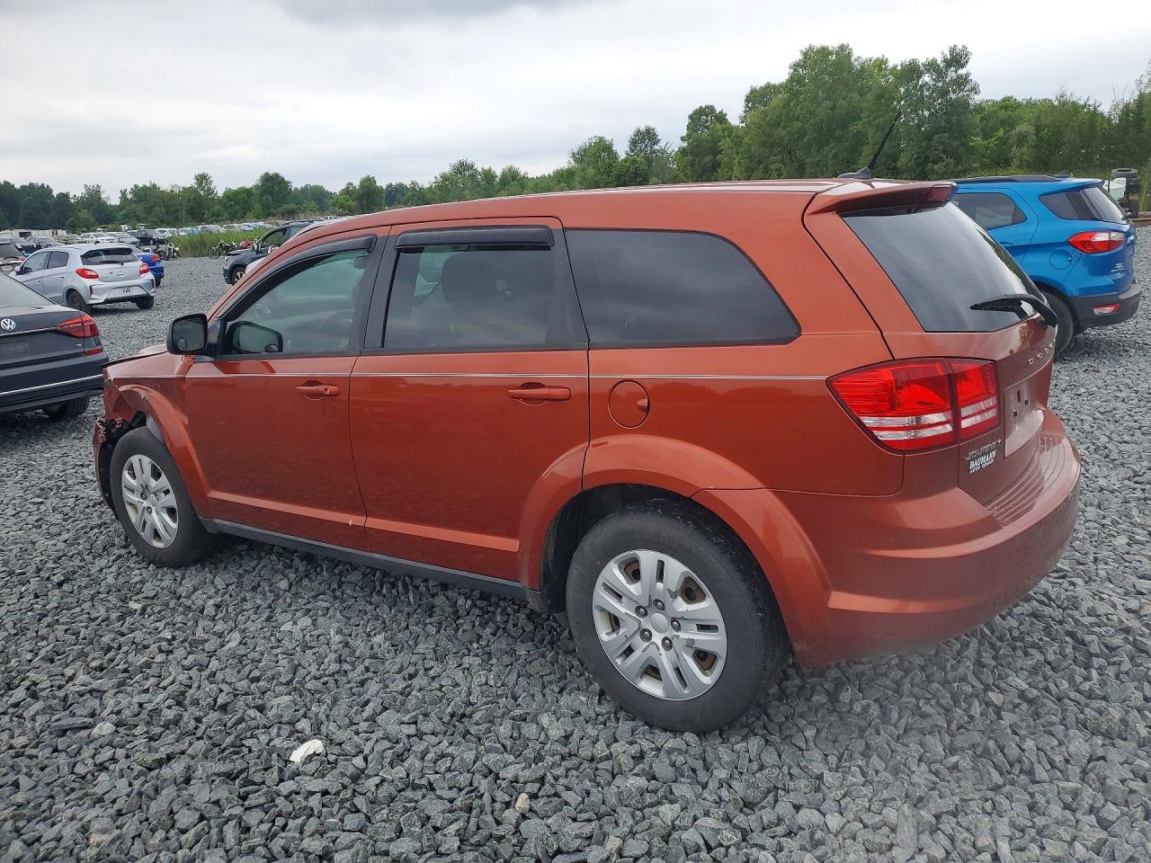 2013 Dodge Journey Se Orange vin: 3C4PDCAB9DT733130