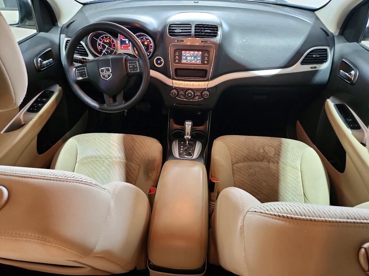 2014 Dodge Journey Se White vin: 3C4PDCAB9ET119048