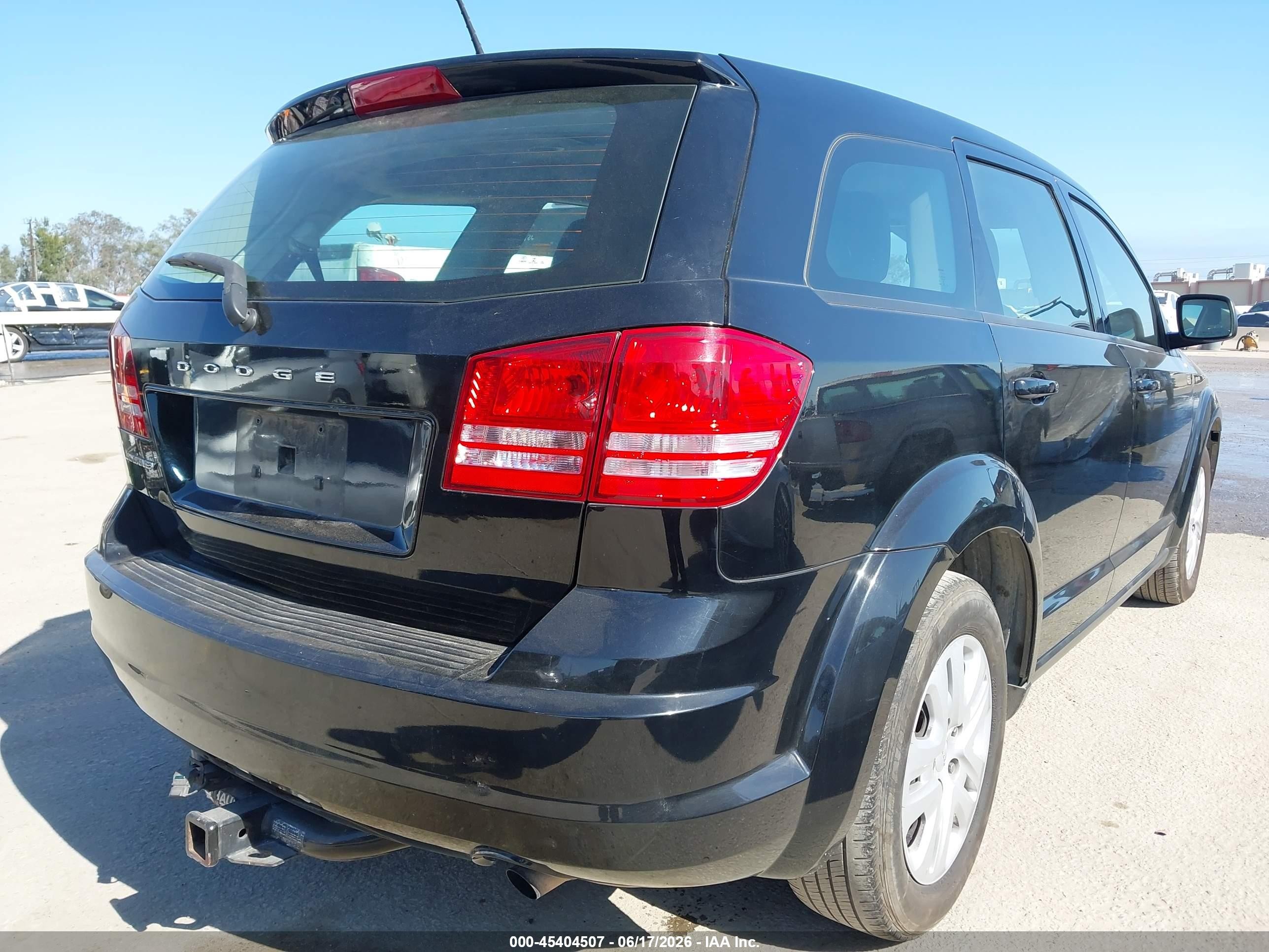 2014 Dodge Journey American Value Pkg Черный vin: 3C4PDCAB9ET139803