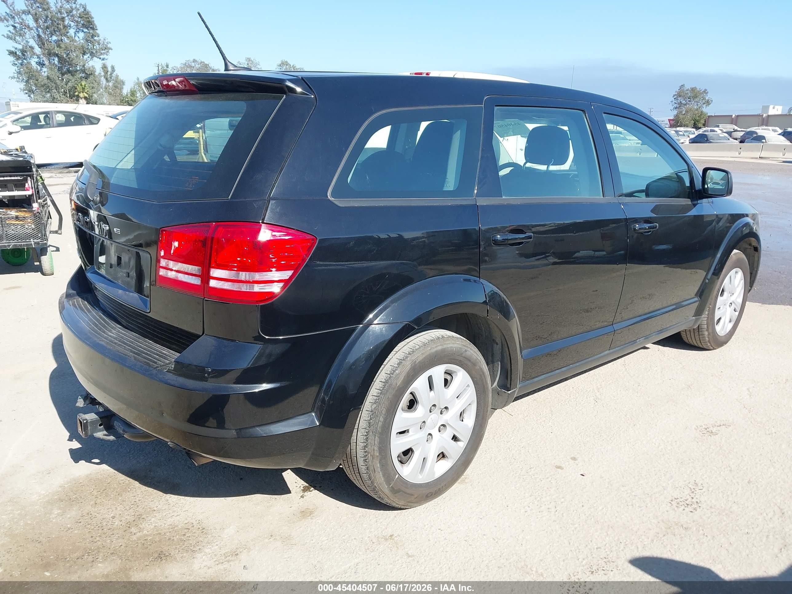 2014 Dodge Journey American Value Pkg Черный vin: 3C4PDCAB9ET139803