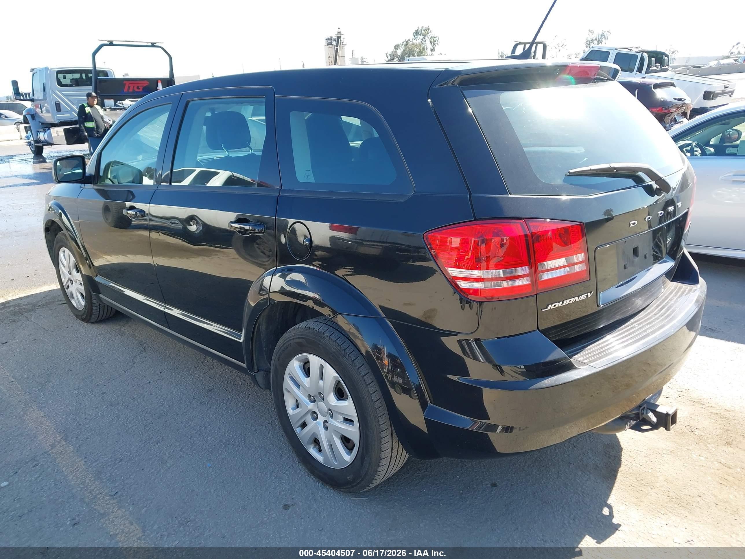 2014 Dodge Journey American Value Pkg Черный vin: 3C4PDCAB9ET139803