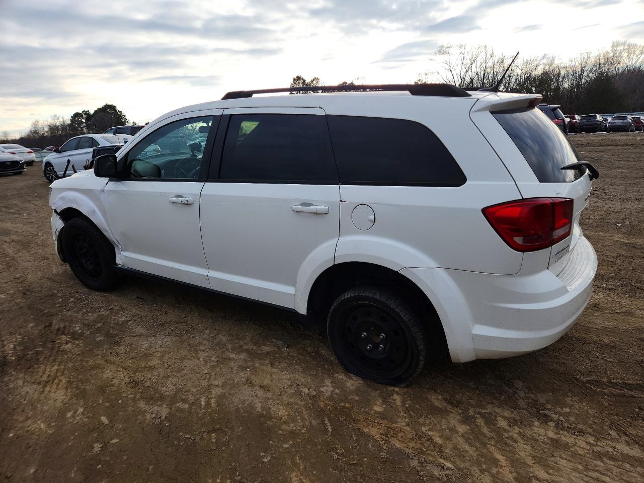 2014 Dodge Journey Se White vin: 3C4PDCAB9ET154866