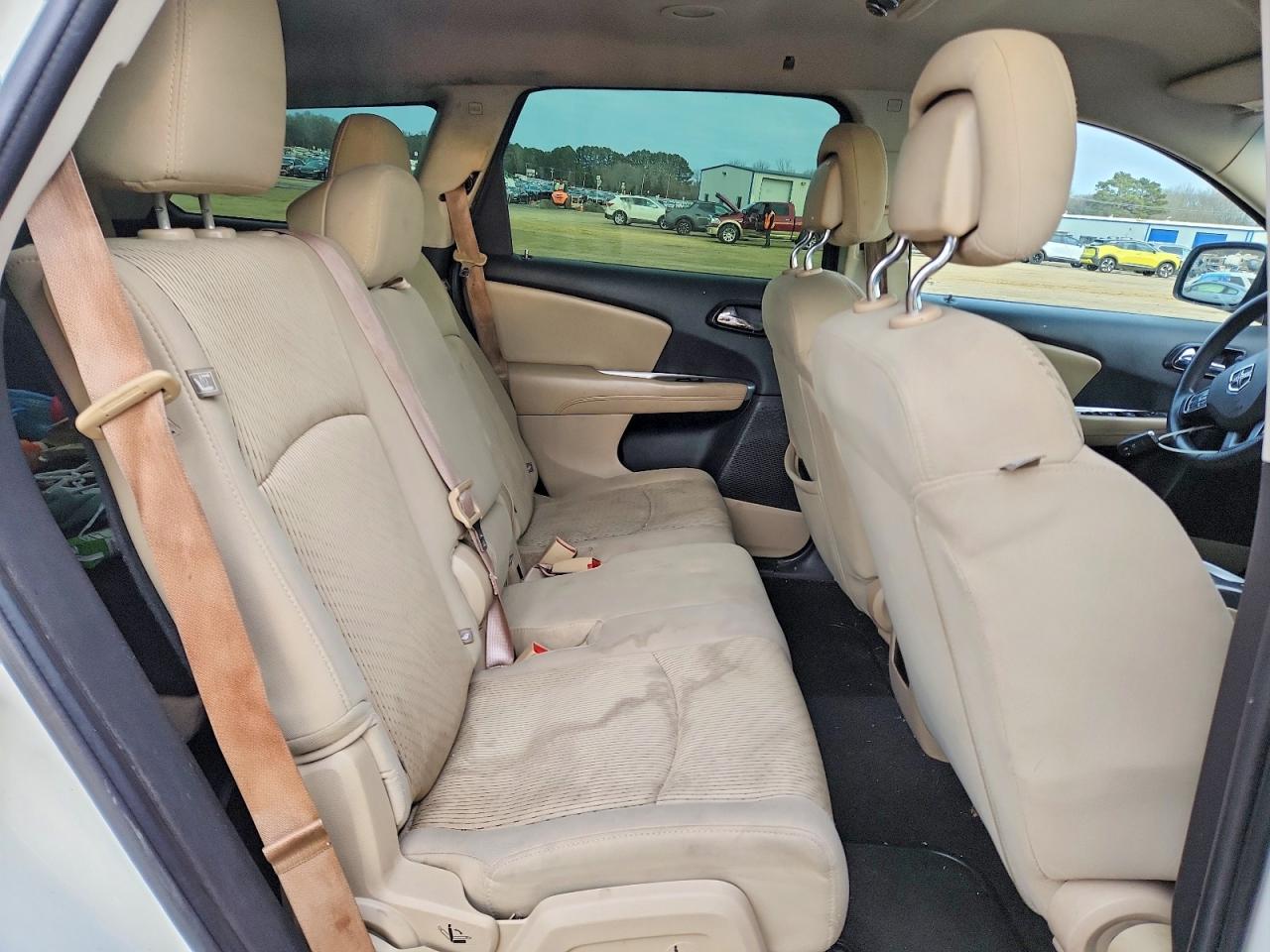 2014 Dodge Journey Se White vin: 3C4PDCAB9ET154866