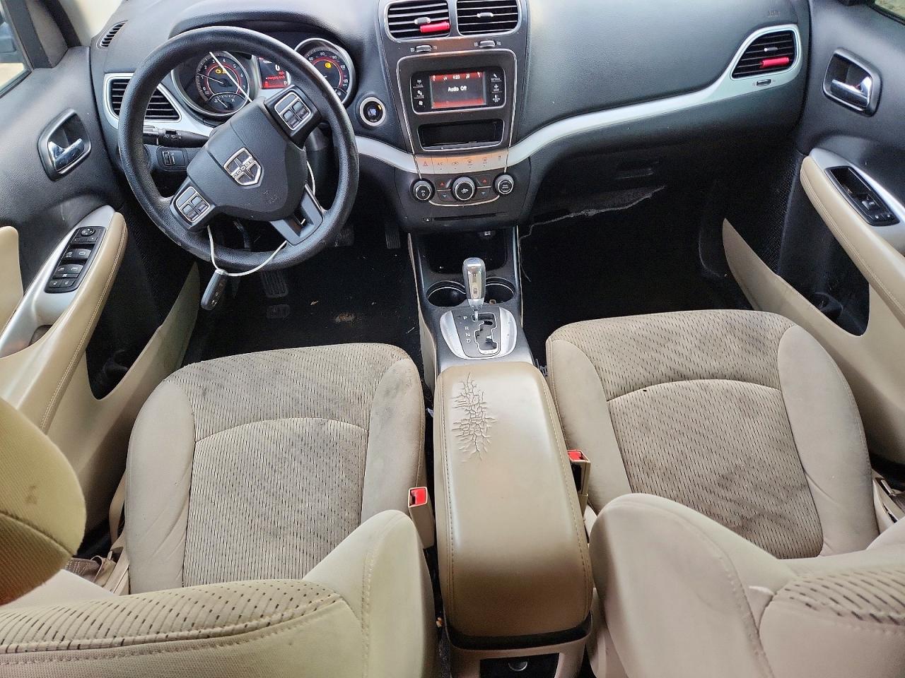 2014 Dodge Journey Se White vin: 3C4PDCAB9ET154866