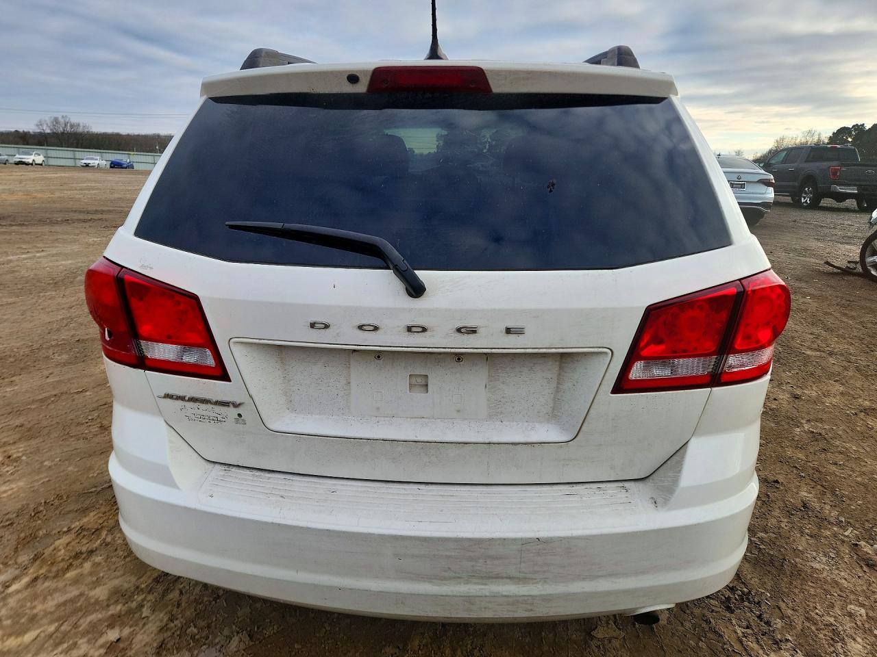 2014 Dodge Journey Se White vin: 3C4PDCAB9ET154866