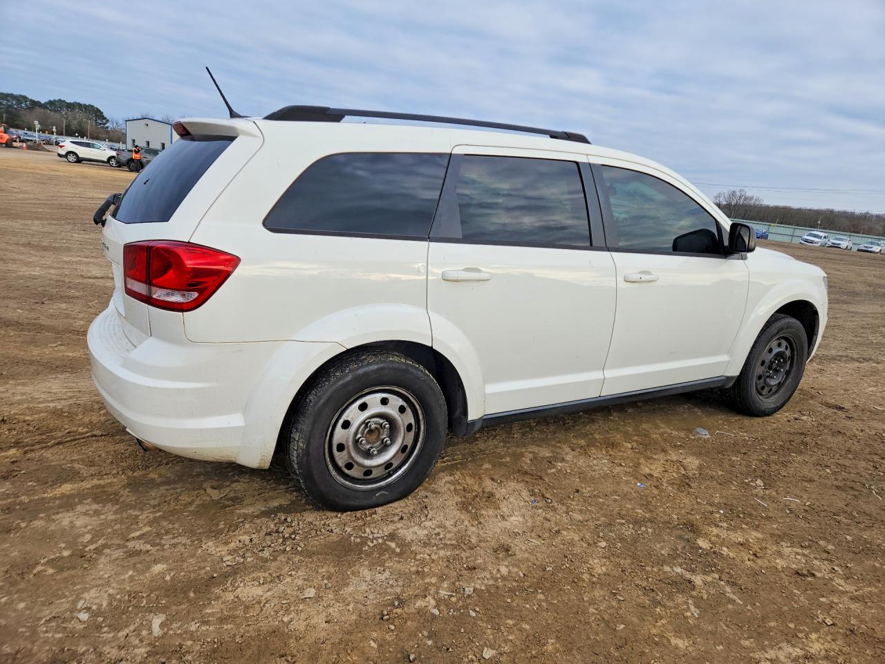 2014 Dodge Journey Se White vin: 3C4PDCAB9ET154866