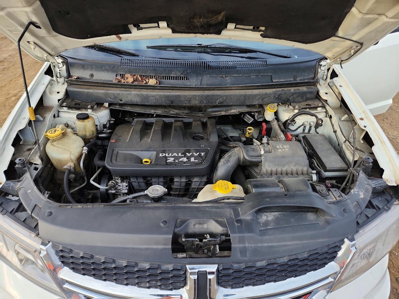 2014 Dodge Journey Se White vin: 3C4PDCAB9ET154866