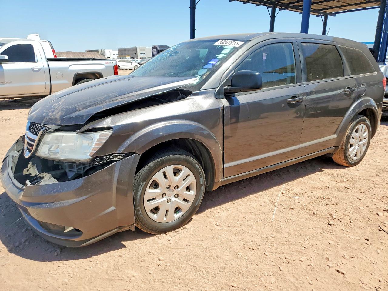 2015 Dodge Journey Se Серый vin: 3C4PDCAB9FT559742