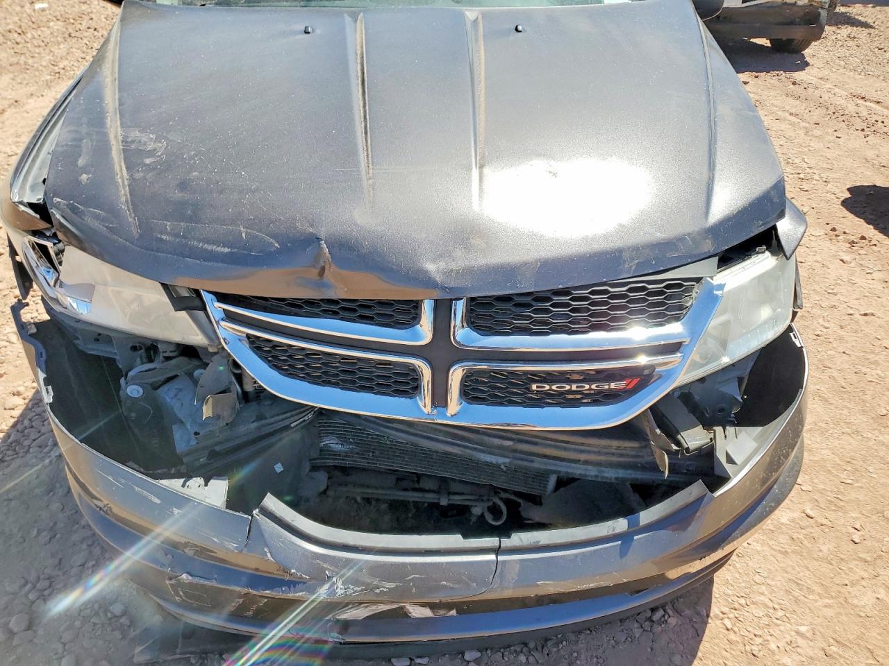 2015 Dodge Journey Se Gray vin: 3C4PDCAB9FT559742