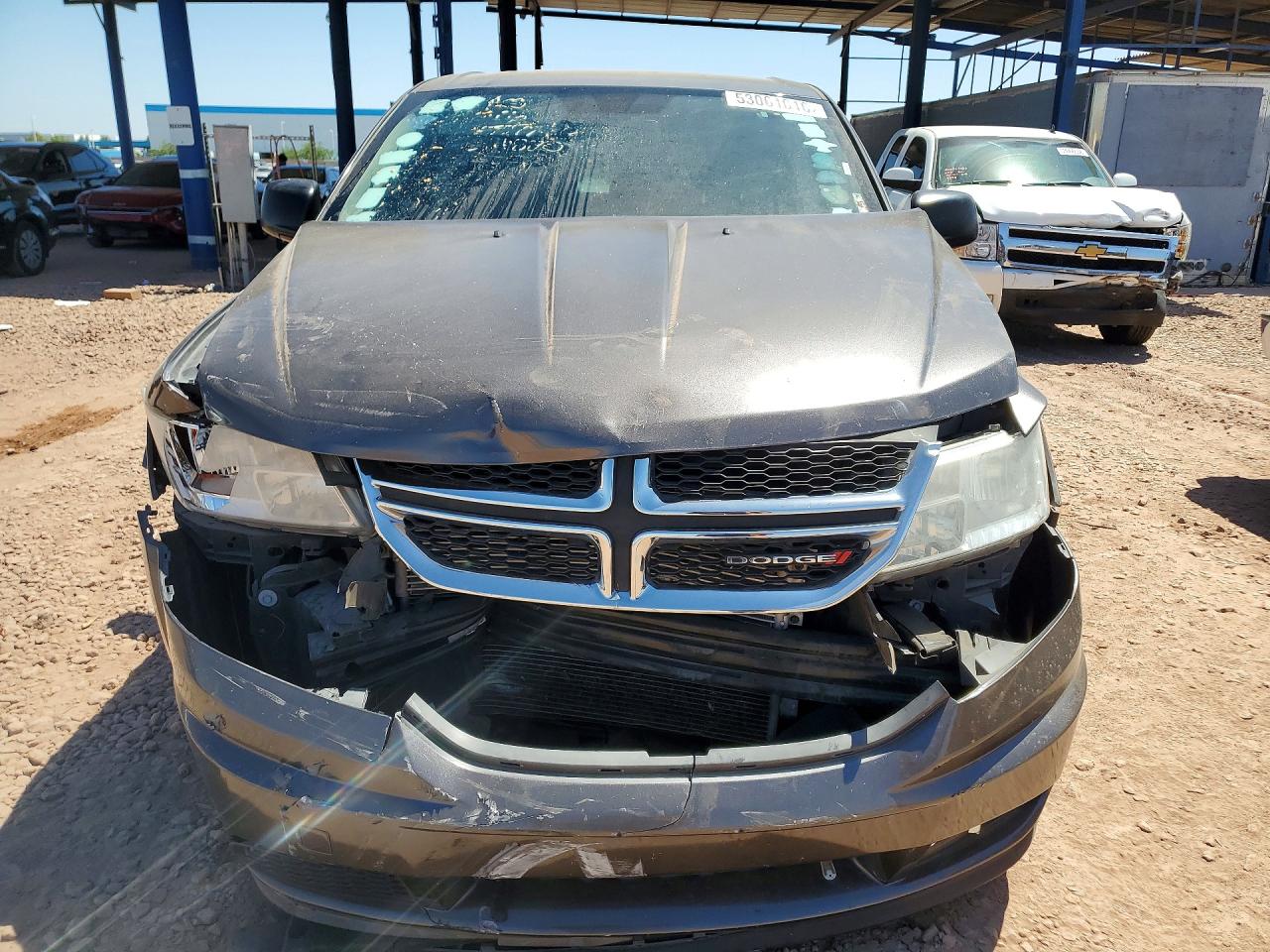 2015 Dodge Journey Se Gray vin: 3C4PDCAB9FT559742