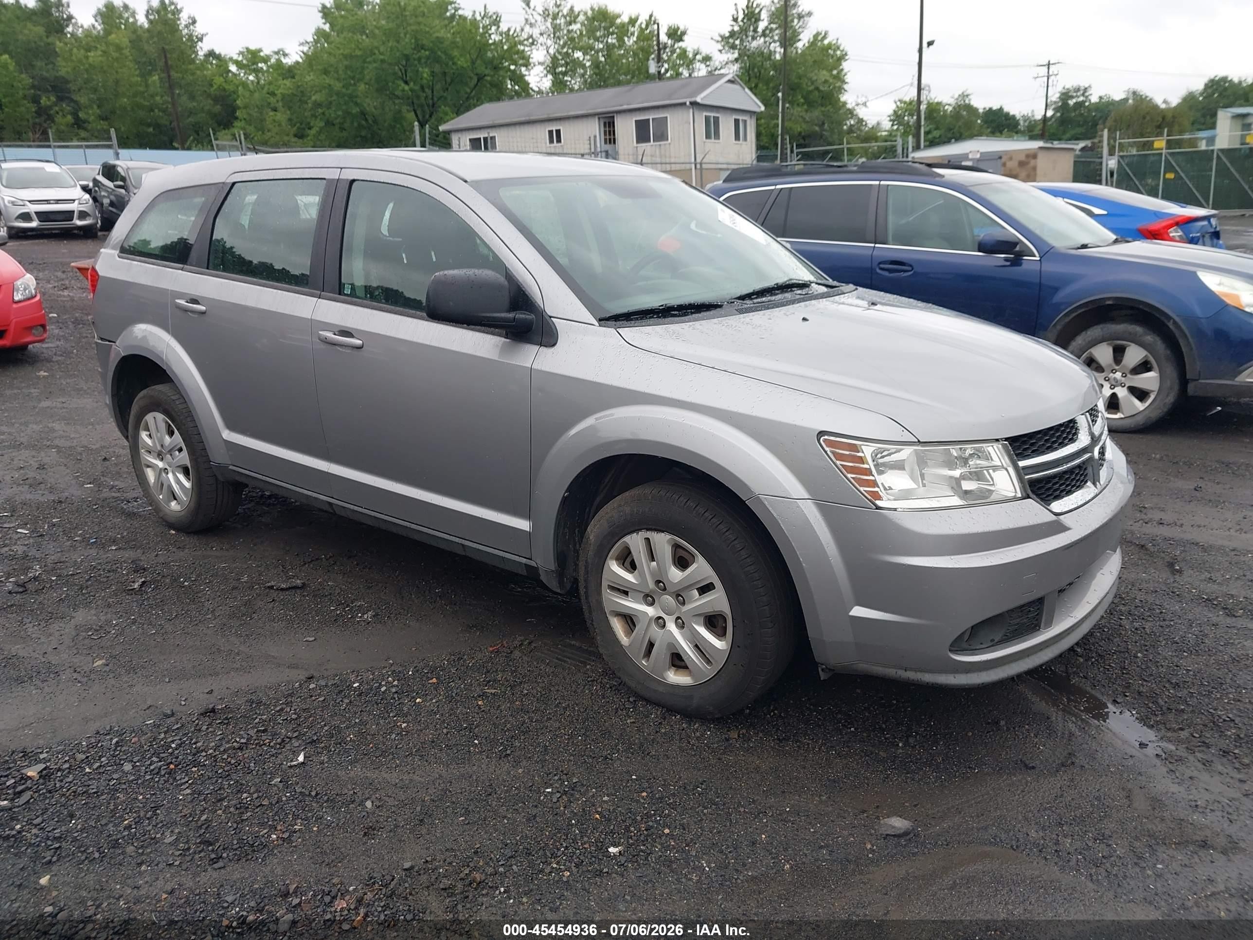 2015 Dodge Journey American Value Pkg Gray vin: 3C4PDCAB9FT591672