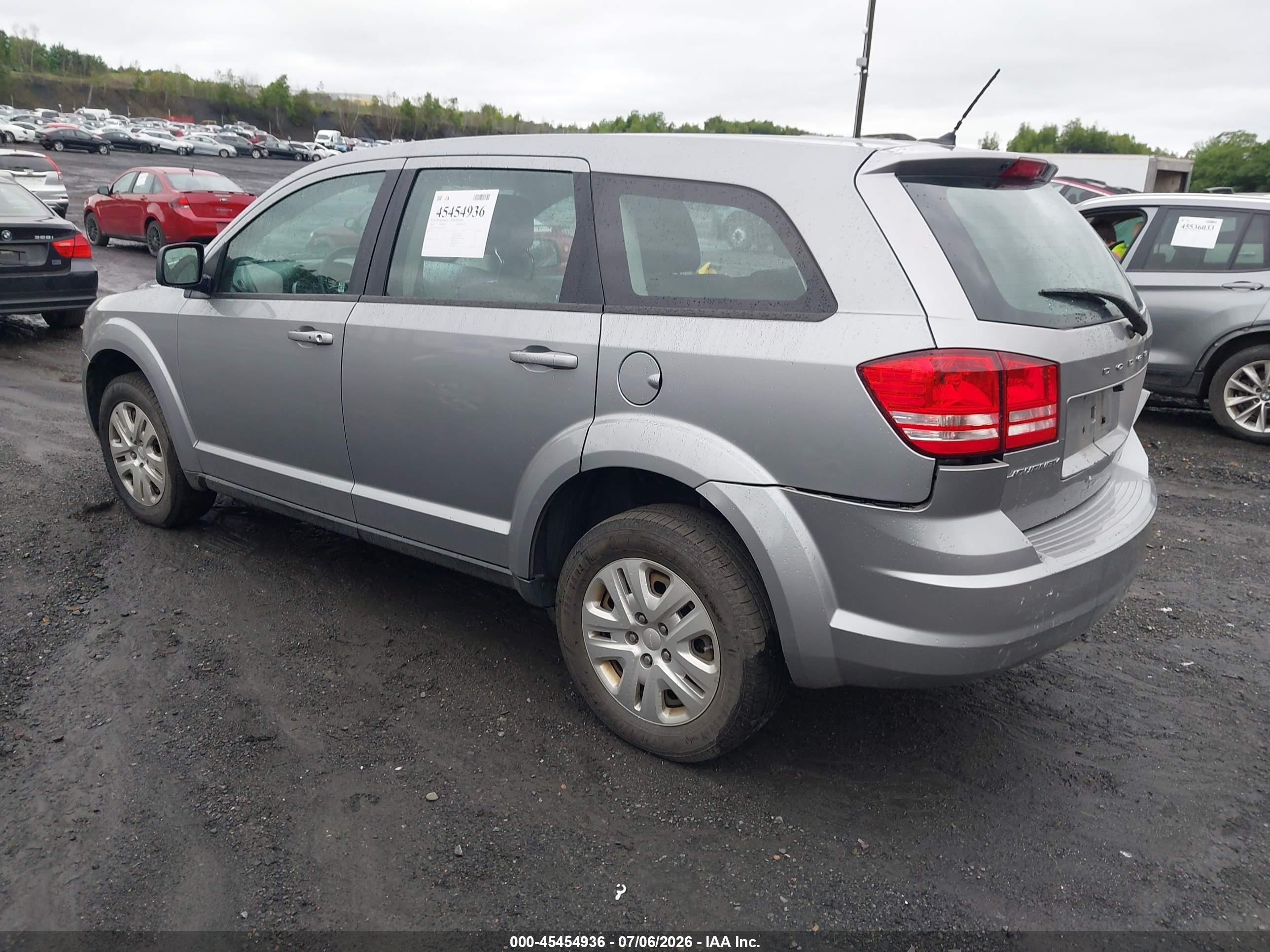 2015 Dodge Journey American Value Pkg Gray vin: 3C4PDCAB9FT591672