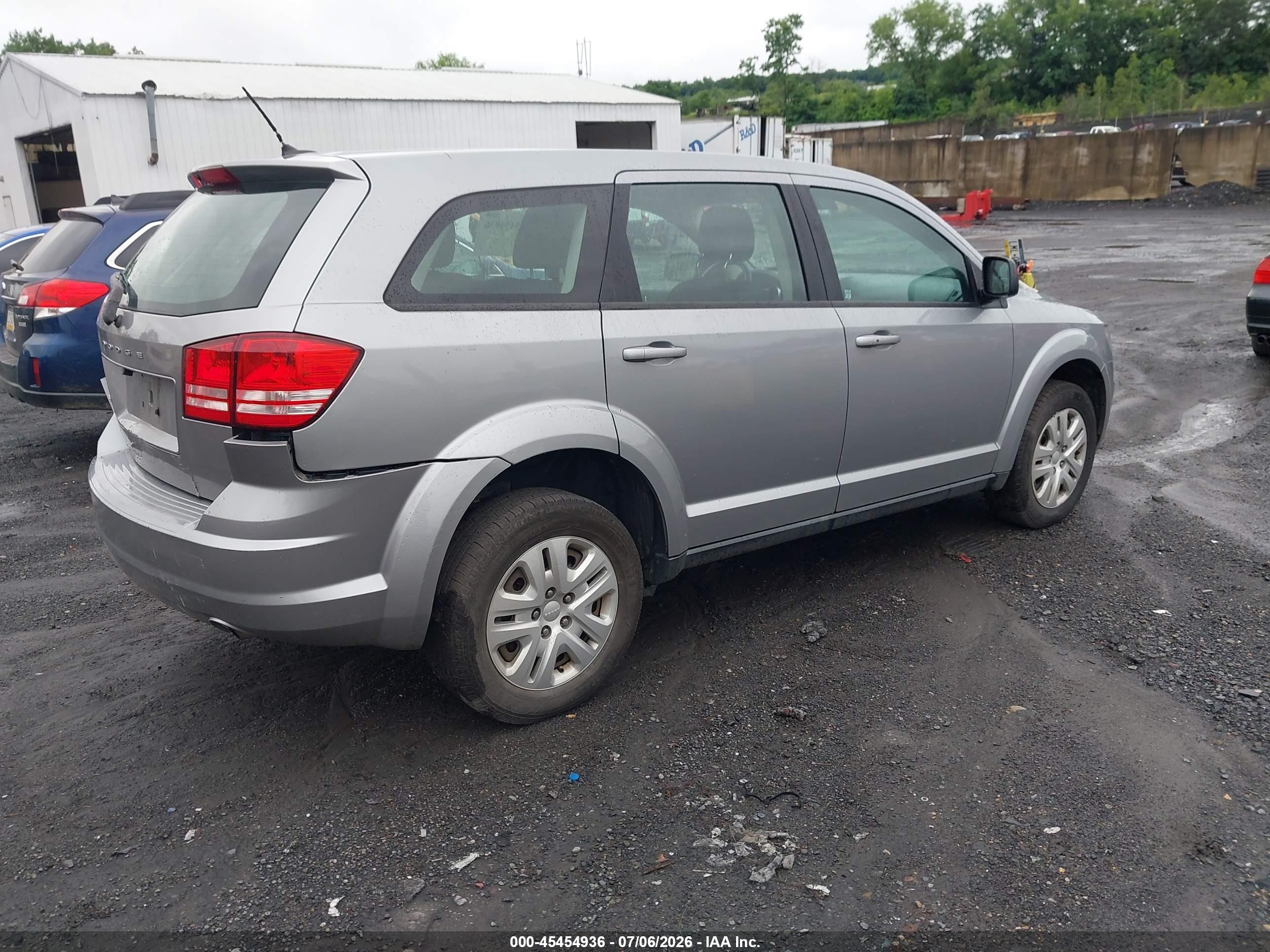 2015 Dodge Journey American Value Pkg Gray vin: 3C4PDCAB9FT591672