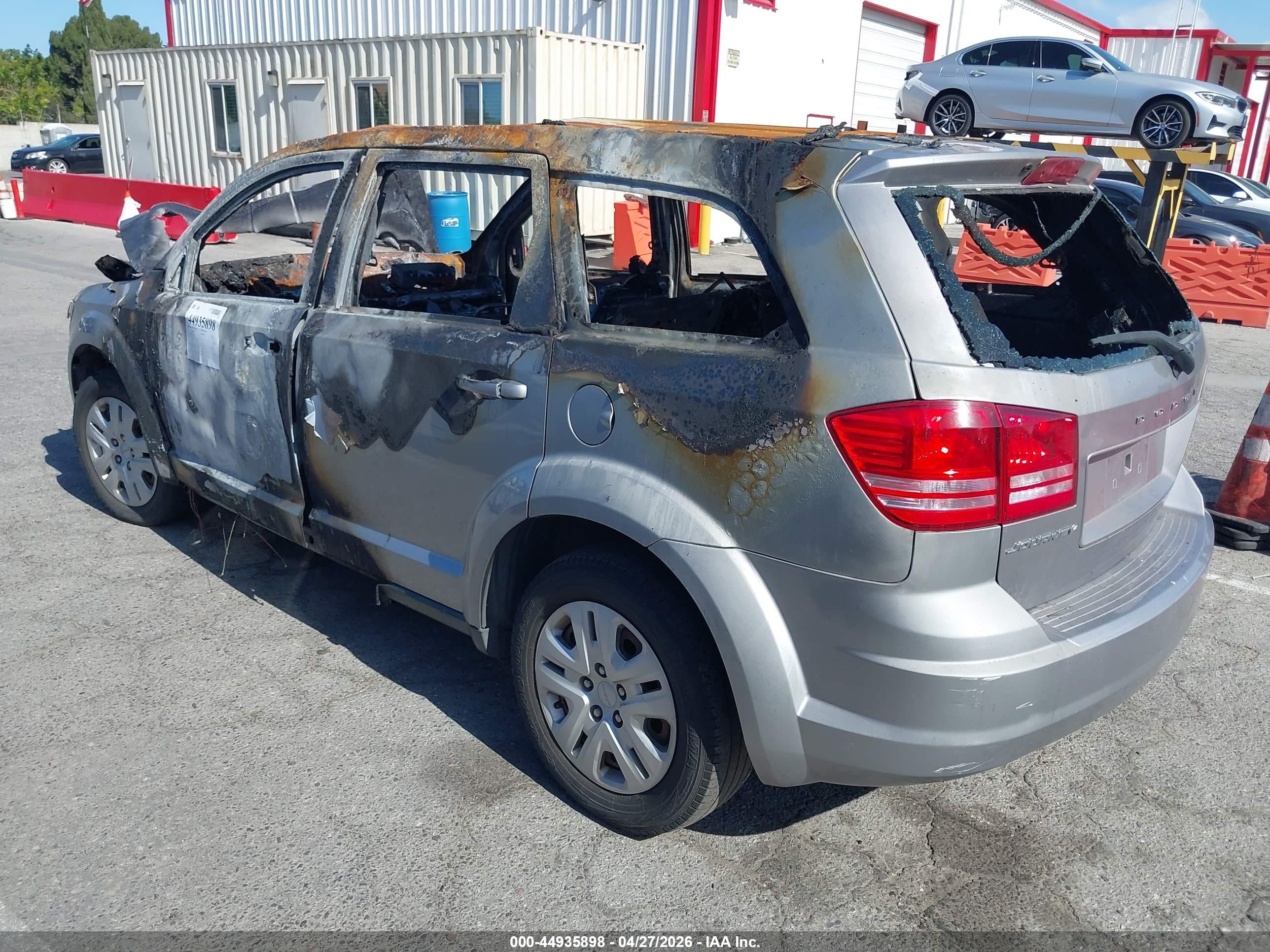 2015 Dodge Journey American Value Pkg Silver vin: 3C4PDCAB9FT596368