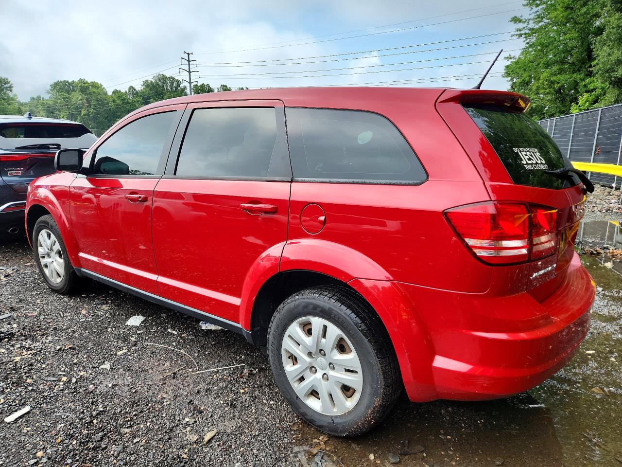2015 Dodge Journey Se Red vin: 3C4PDCAB9FT618031