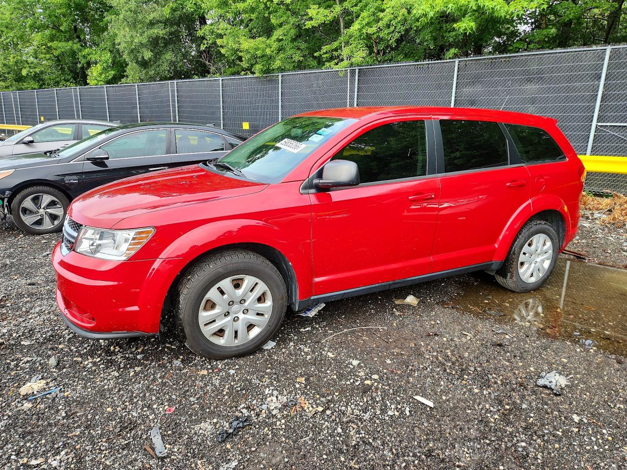 2015 Dodge Journey Se Red vin: 3C4PDCAB9FT618031