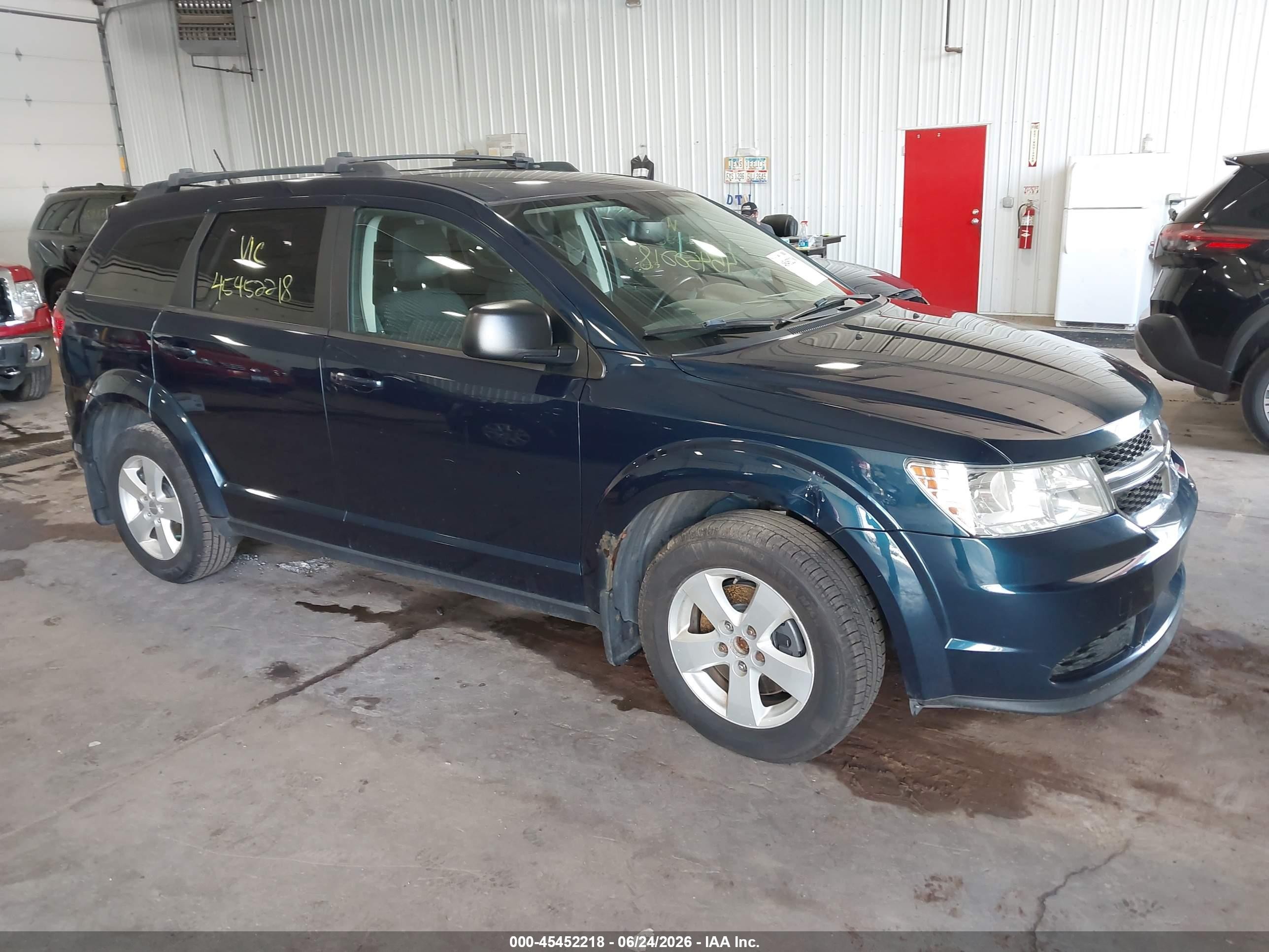 2015 Dodge Journey Cvp/se Plus Blue vin: 3C4PDCAB9FT640983