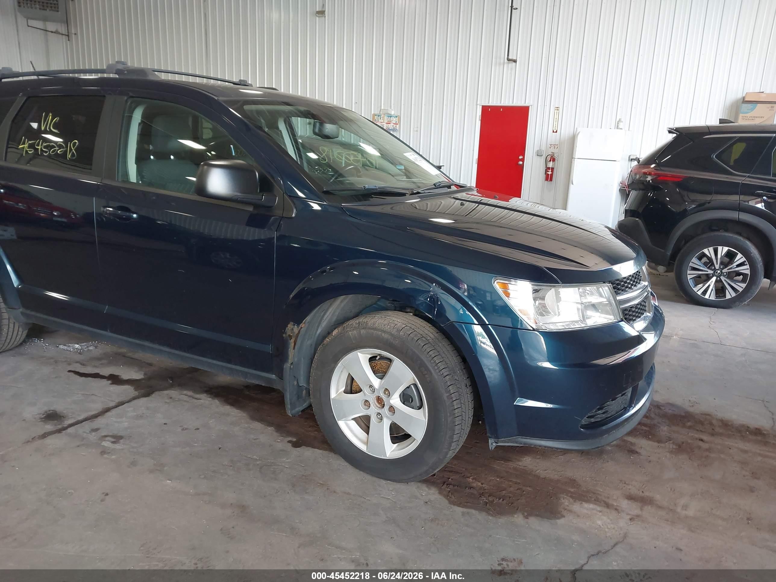 2015 Dodge Journey Cvp/se Plus Blue vin: 3C4PDCAB9FT640983