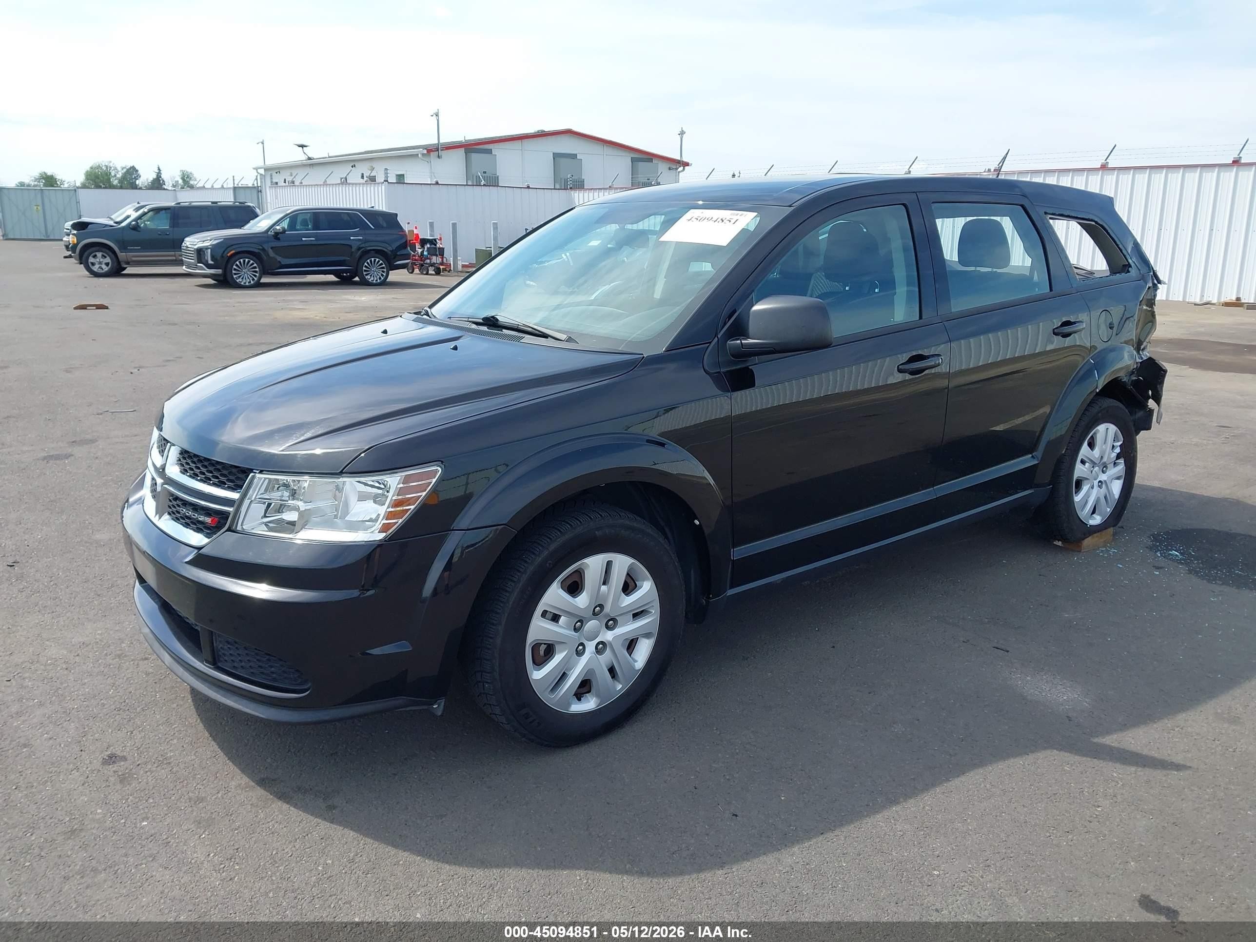 2015 Dodge Journey American Value Pkg Black vin: 3C4PDCAB9FT645018