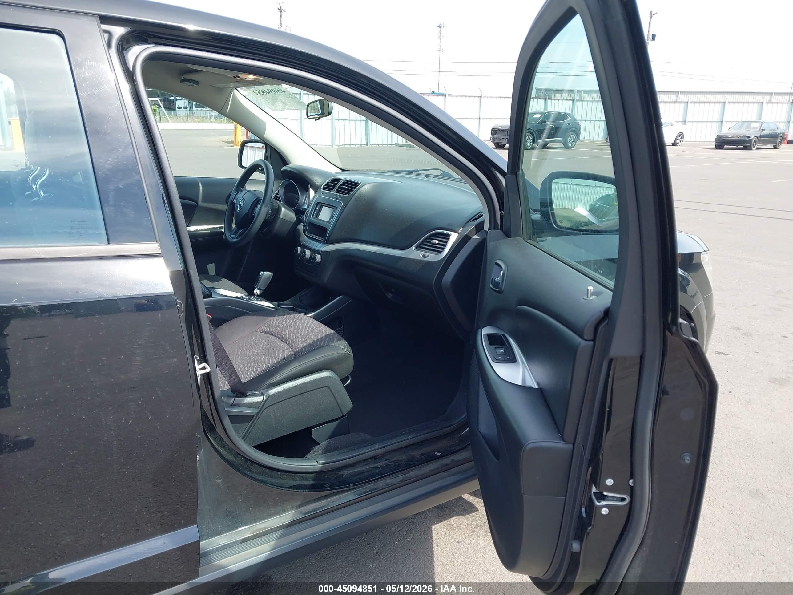 2015 Dodge Journey American Value Pkg Black vin: 3C4PDCAB9FT645018