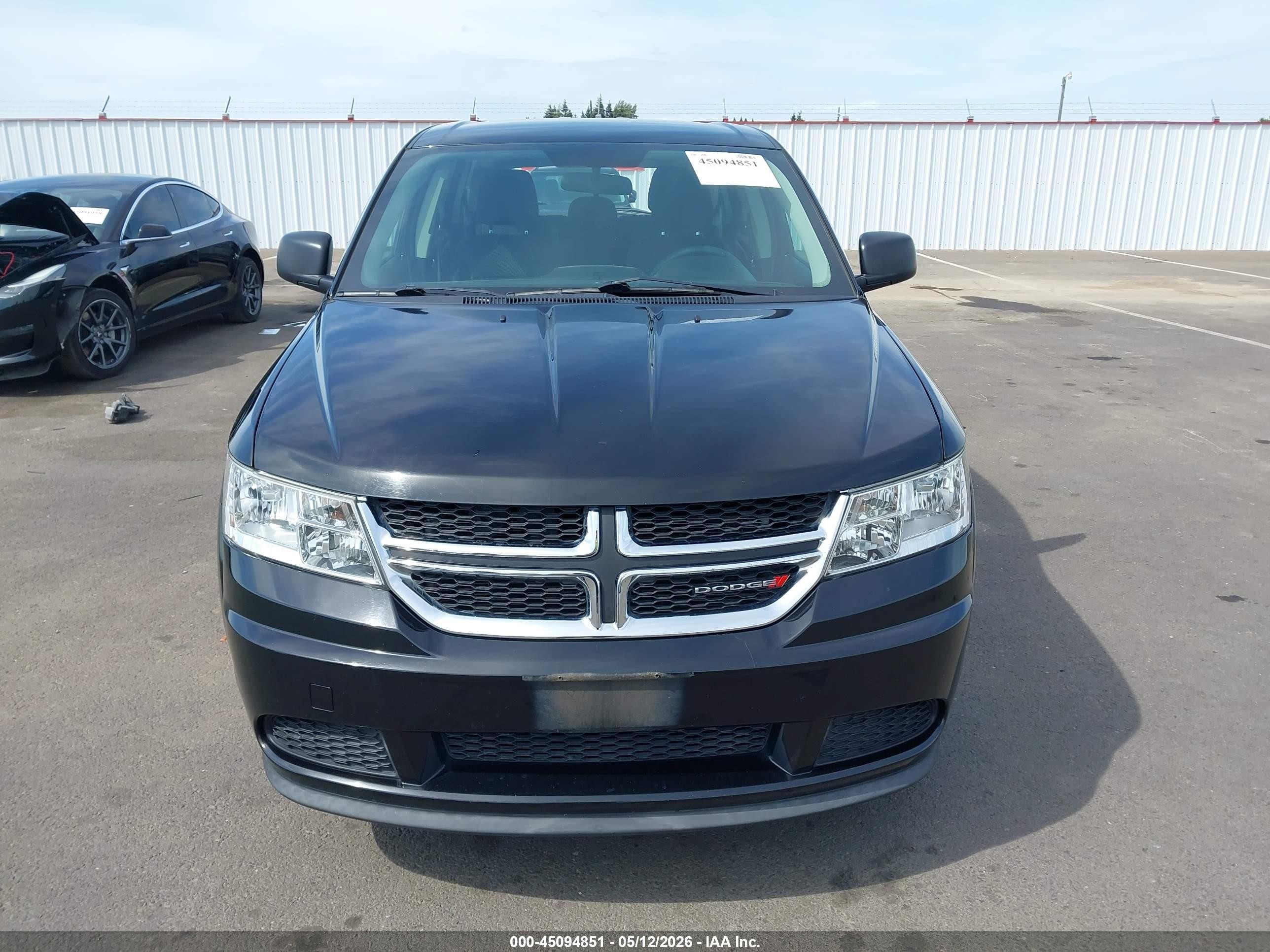 2015 Dodge Journey American Value Pkg Black vin: 3C4PDCAB9FT645018