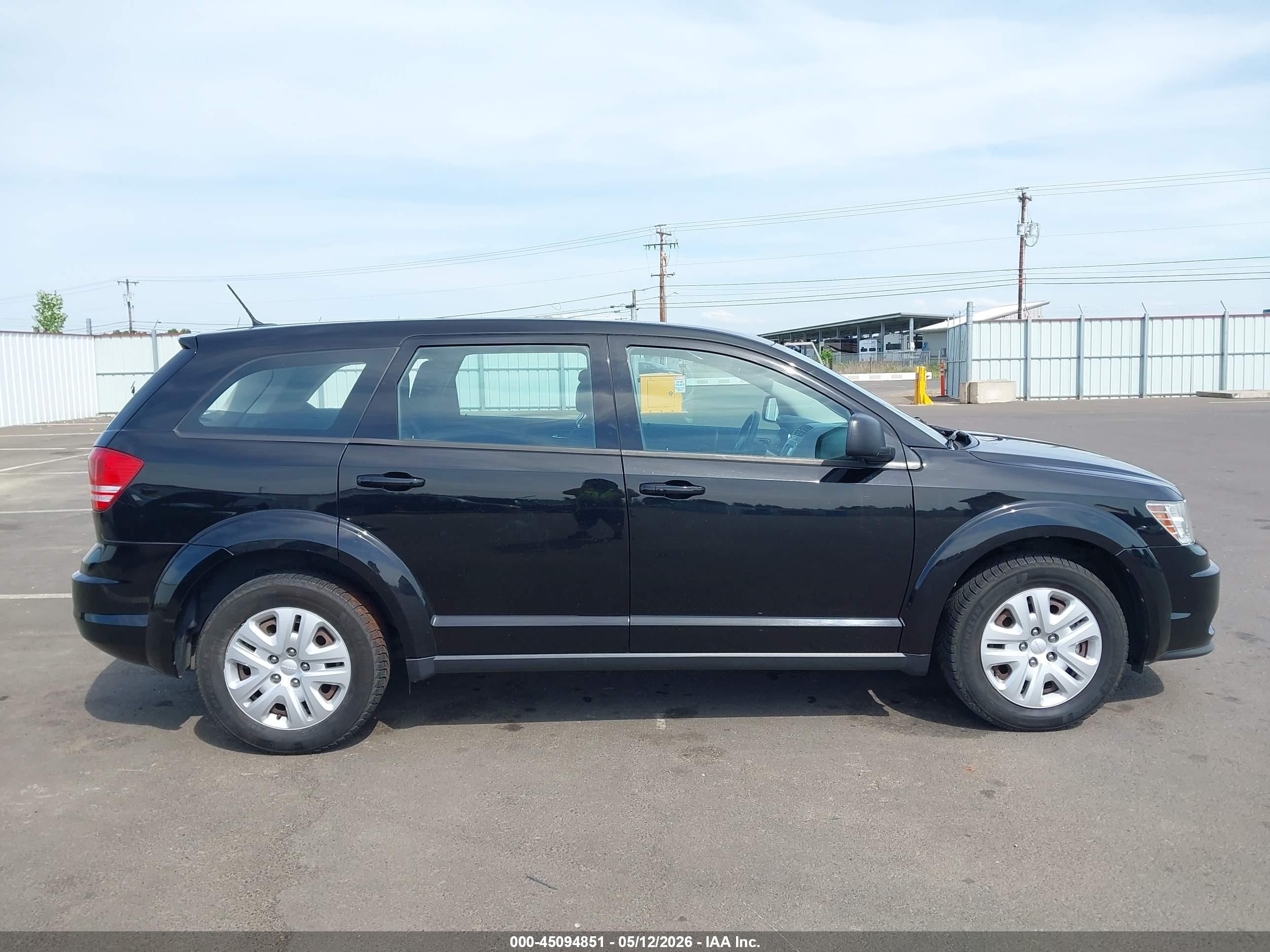 2015 Dodge Journey American Value Pkg Black vin: 3C4PDCAB9FT645018