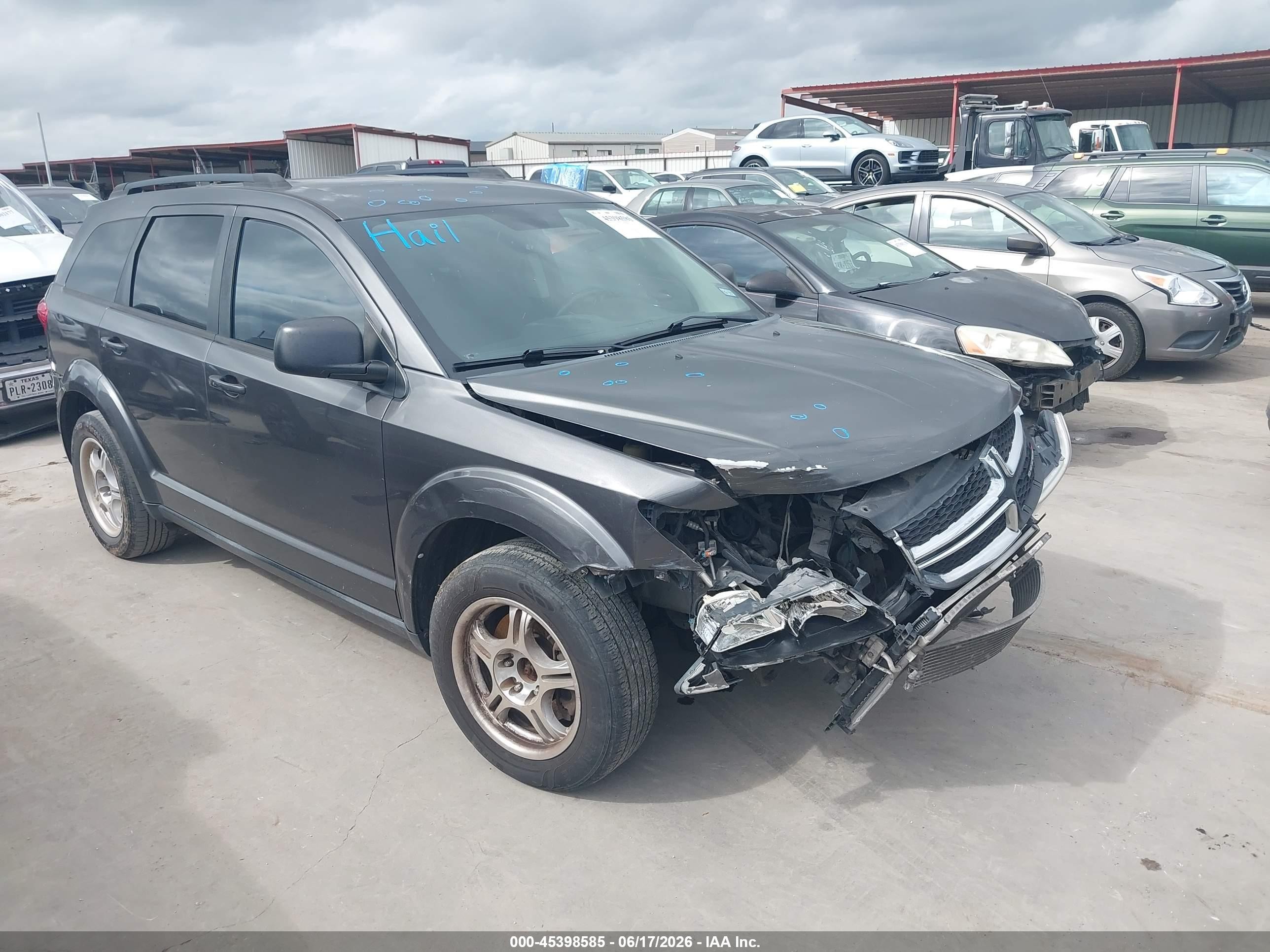 2015 Dodge Journey Se Gray vin: 3C4PDCAB9FT687141
