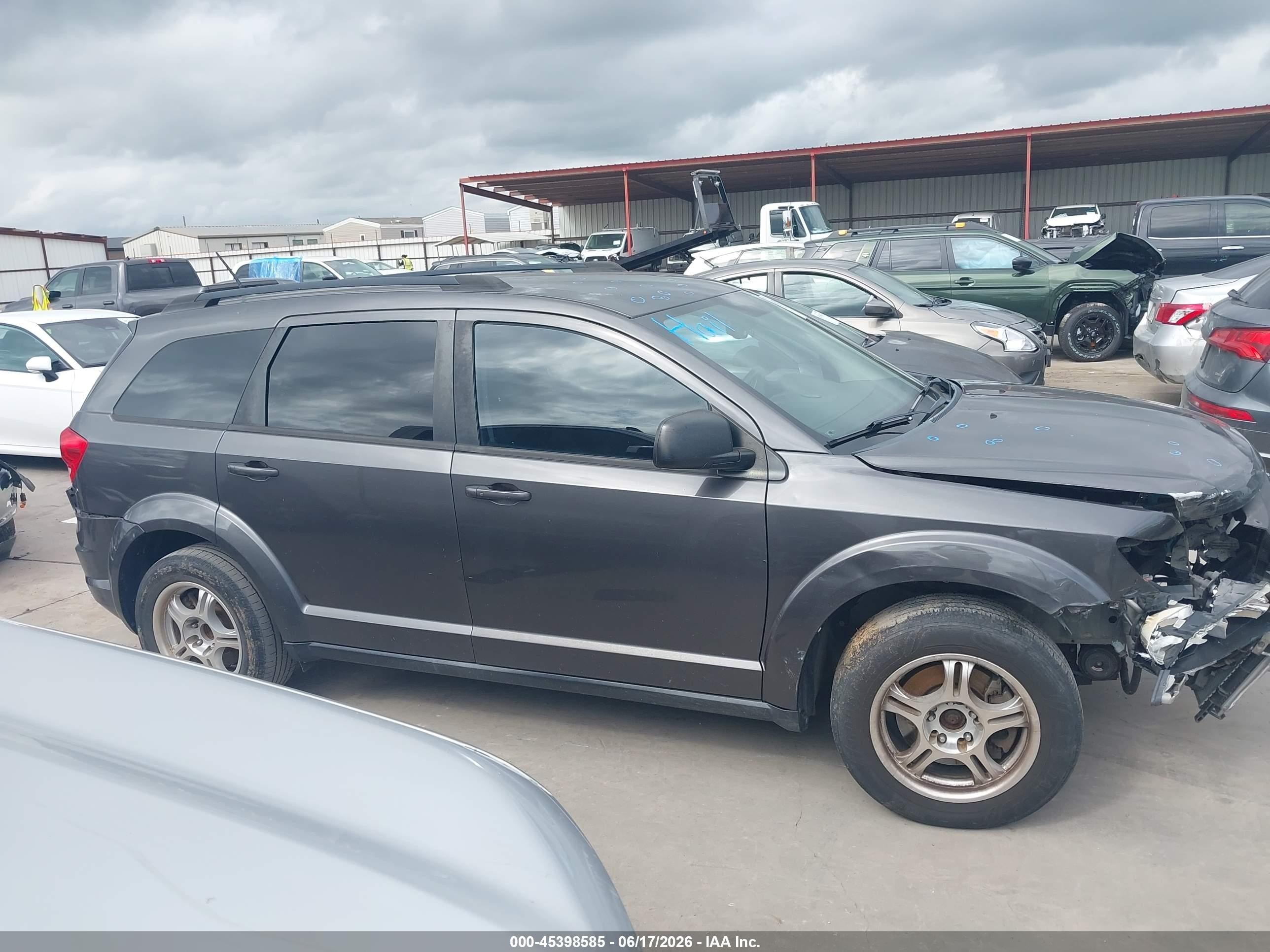 2015 Dodge Journey Se Gray vin: 3C4PDCAB9FT687141