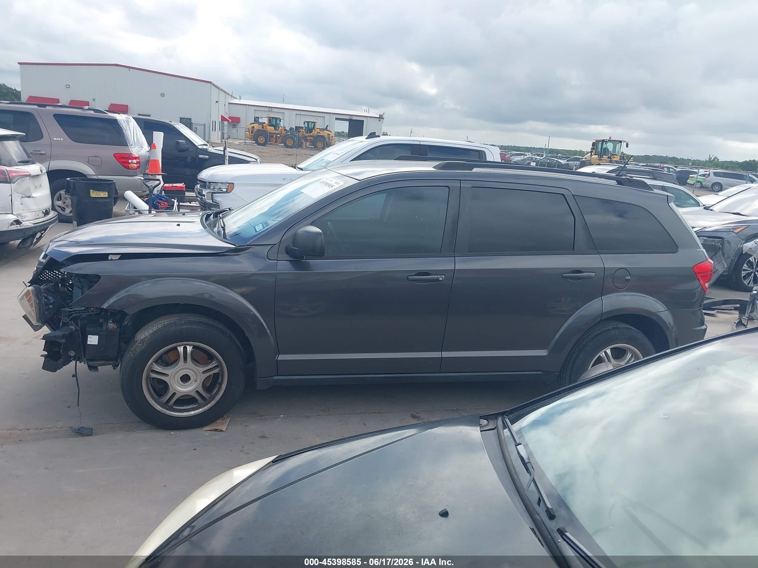 2015 Dodge Journey Se Gray vin: 3C4PDCAB9FT687141