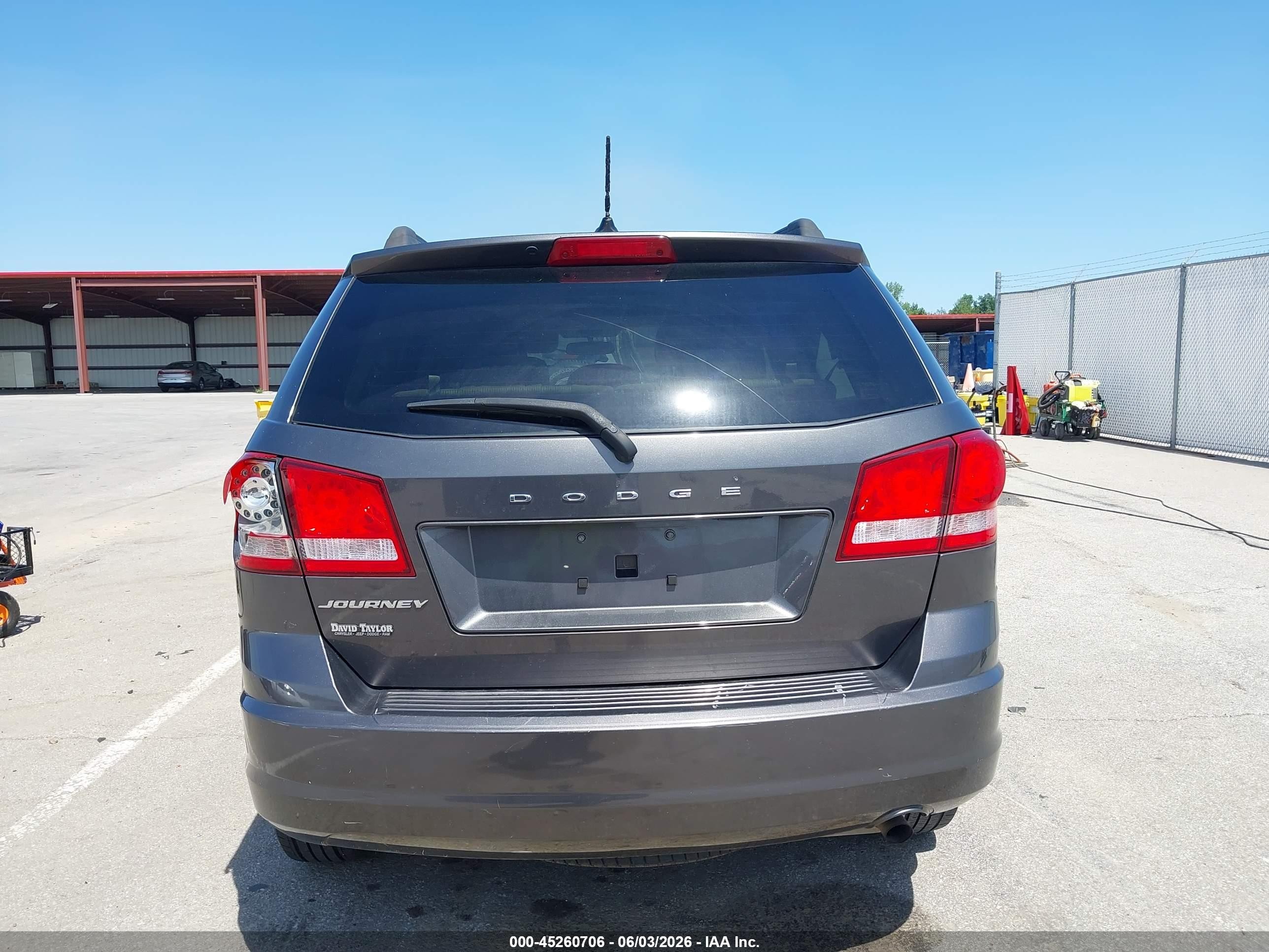 2015 Dodge Journey Se Gray vin: 3C4PDCAB9FT704603