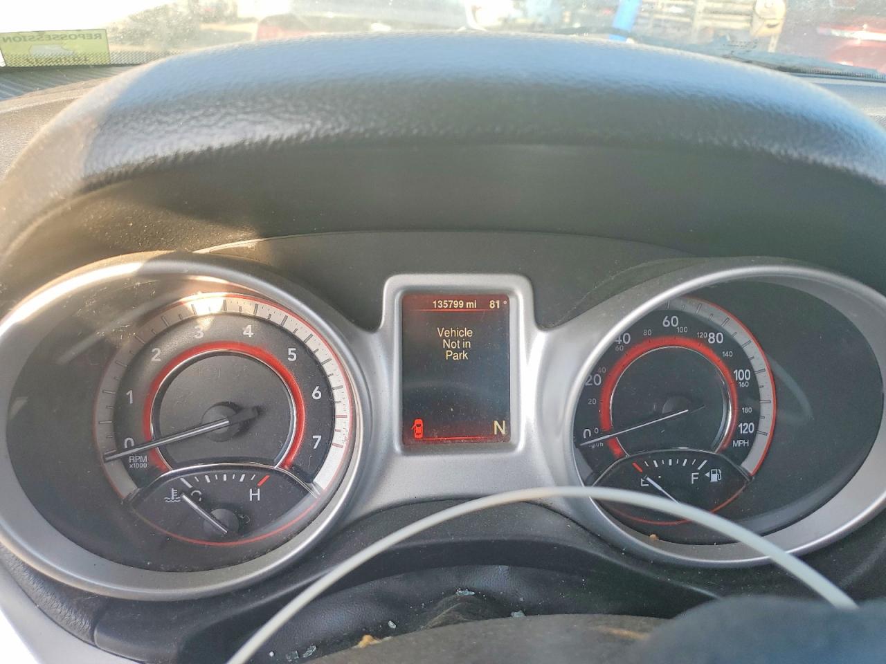 2015 Dodge Journey Se White vin: 3C4PDCAB9FT712538