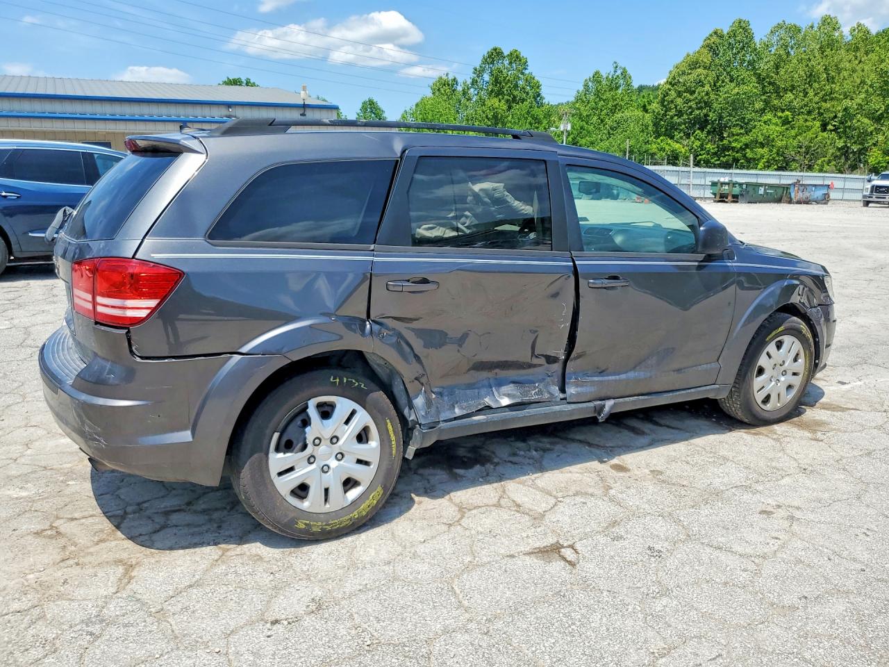 2017 Dodge Journey Se Gray vin: 3C4PDCAB9HT538490