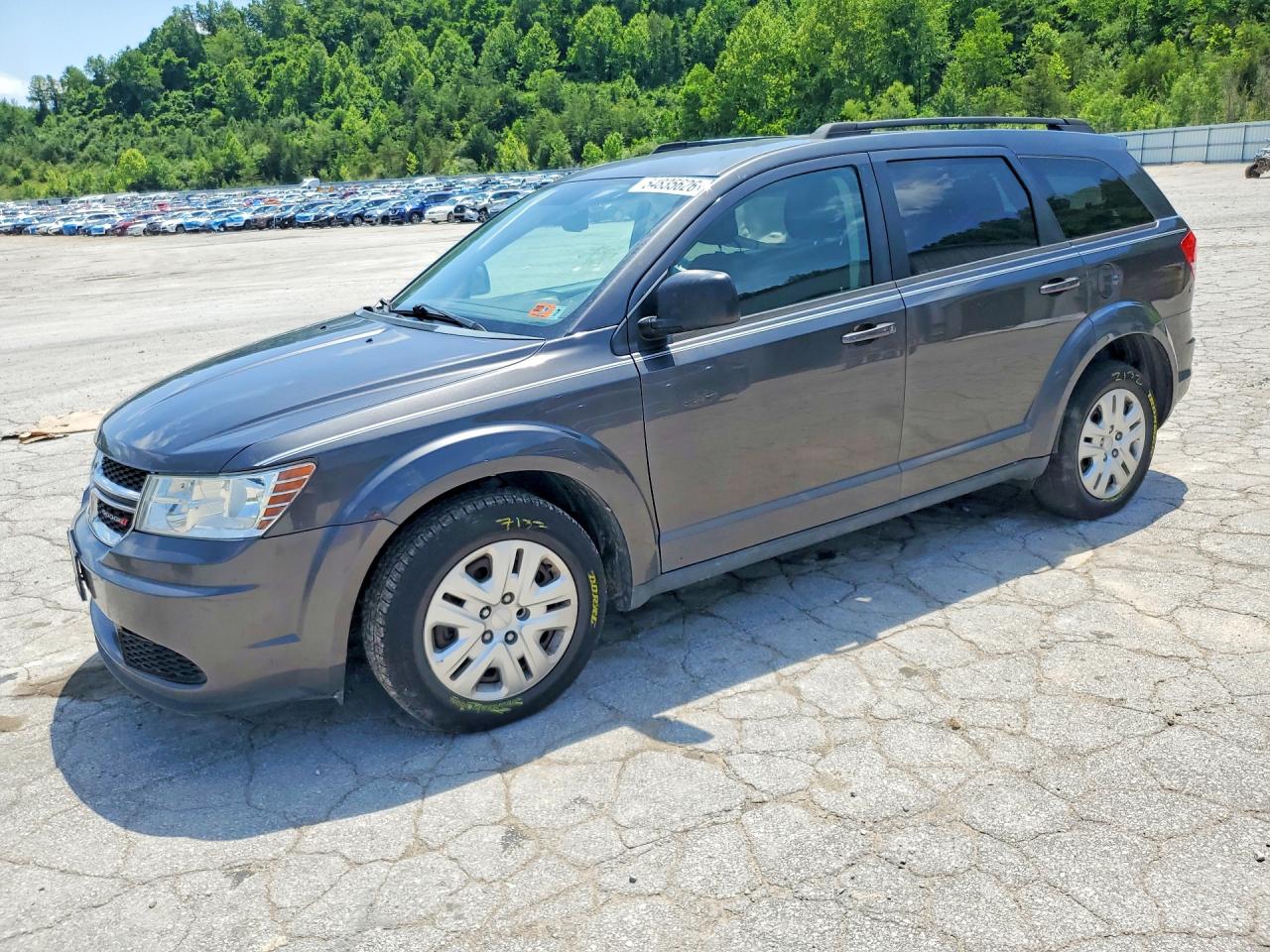 2017 Dodge Journey Se Gray vin: 3C4PDCAB9HT538490