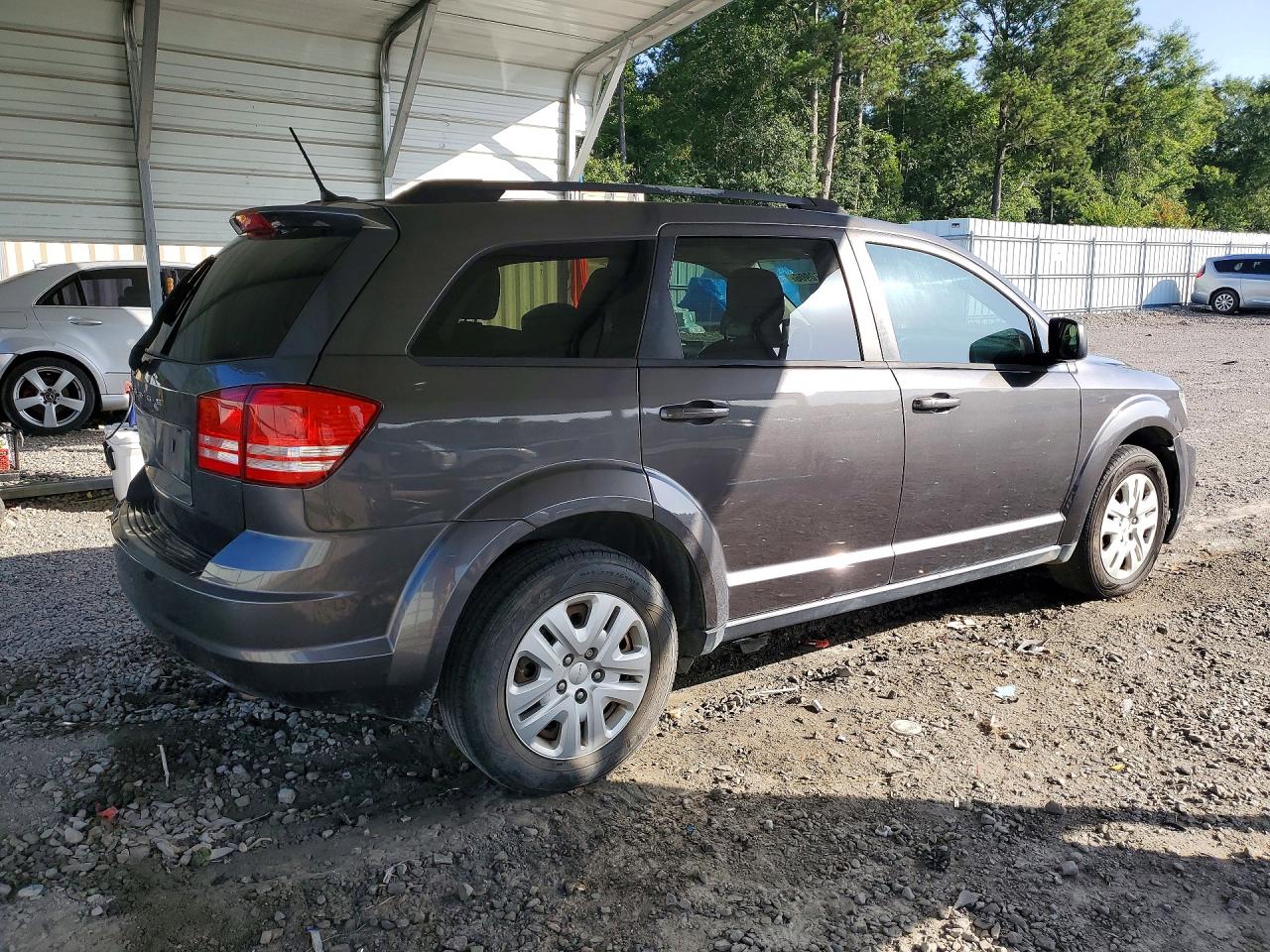 2018 Dodge Journey Se Gray vin: 3C4PDCAB9JT300662