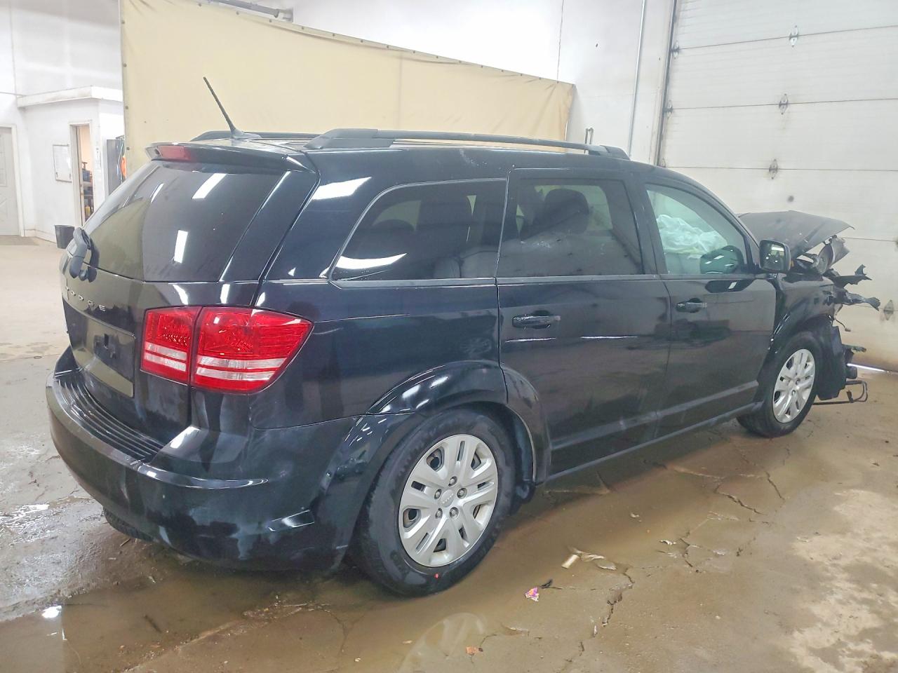 2018 Dodge Journey Se Black vin: 3C4PDCAB9JT379685