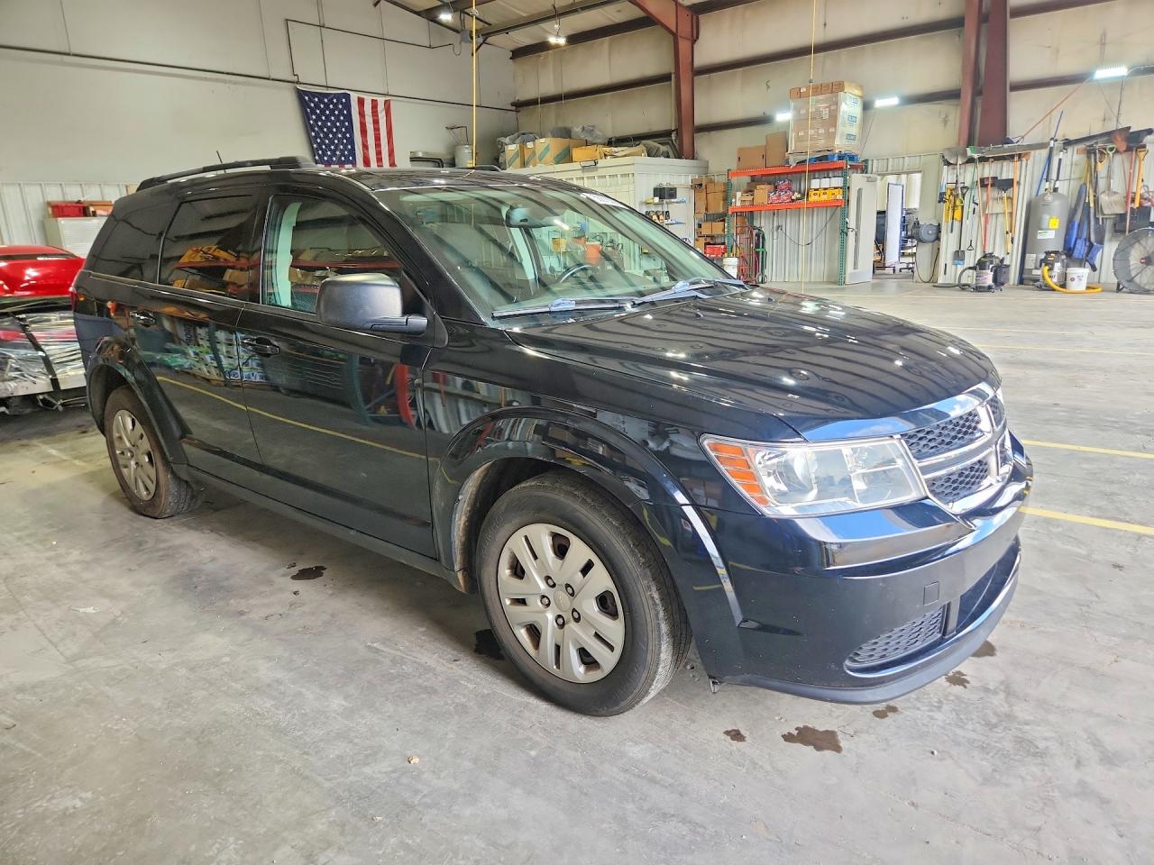 2018 Dodge Journey Se Black vin: 3C4PDCAB9JT444017