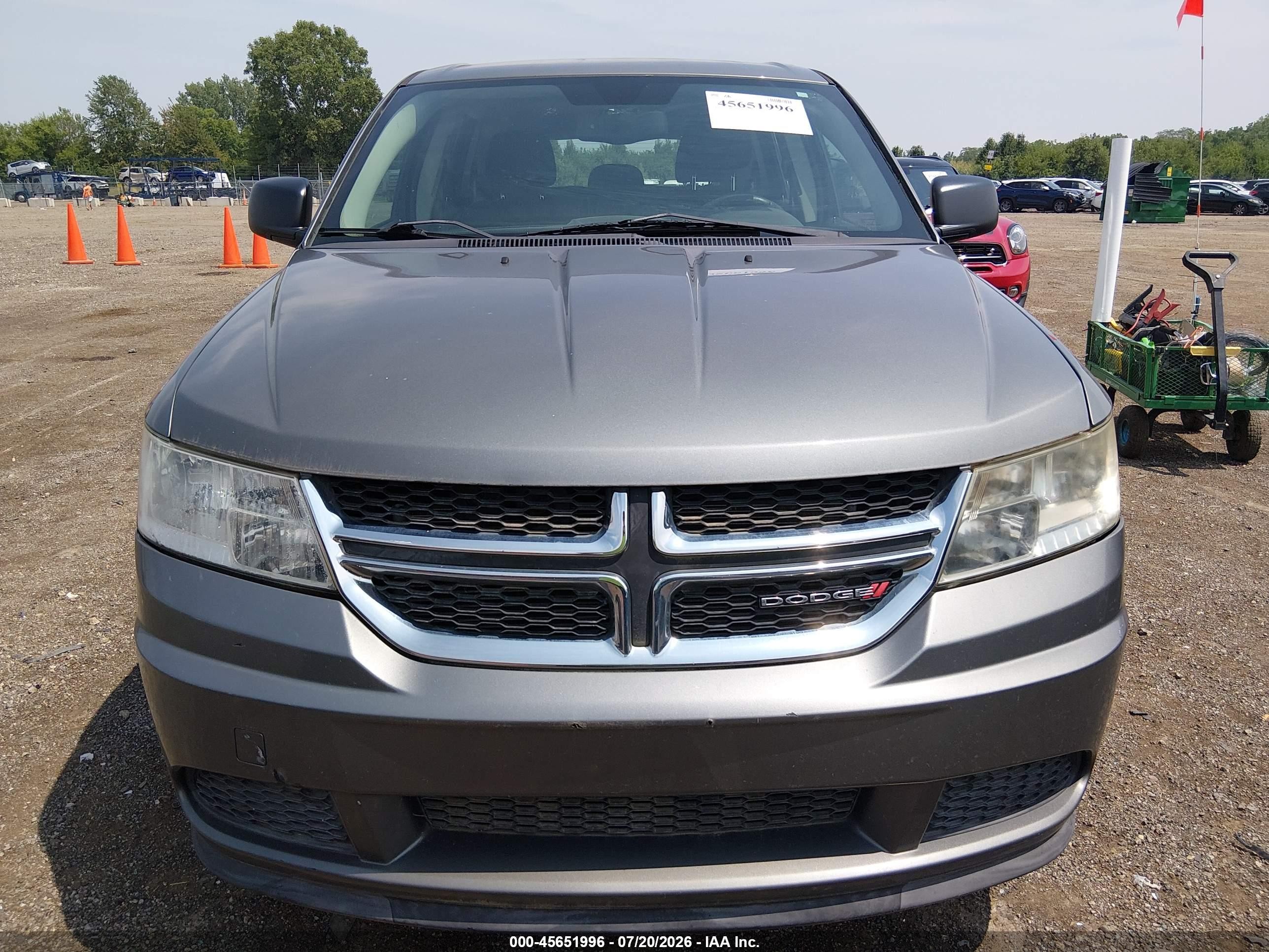 2012 Dodge Journey Se/avp Gray vin: 3C4PDCABXCT366883