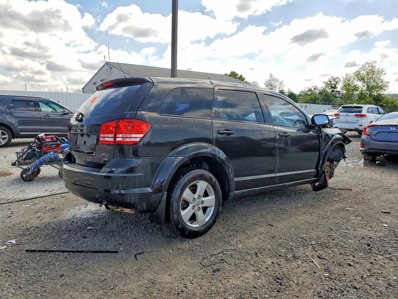 2013 Dodge Journey Se Black vin: 3C4PDCABXDT501345