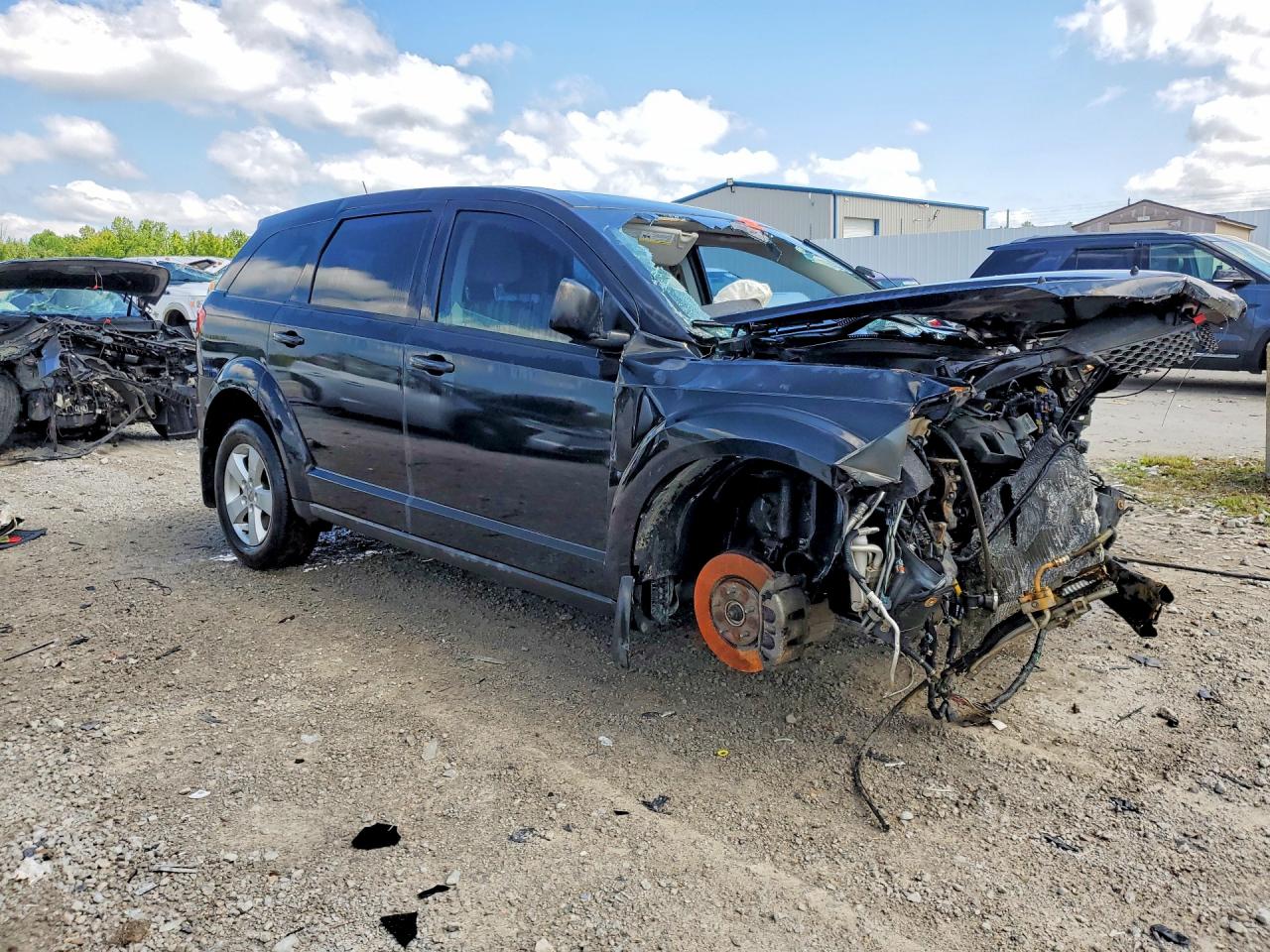 2013 Dodge Journey Se Black vin: 3C4PDCABXDT501345