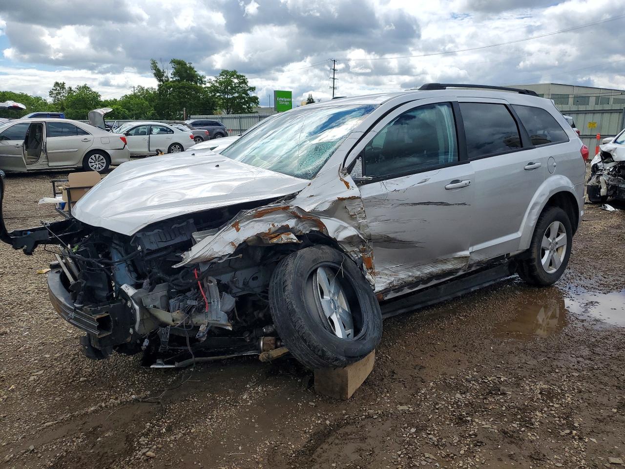 2013 Dodge Journey Se Silver vin: 3C4PDCABXDT501460