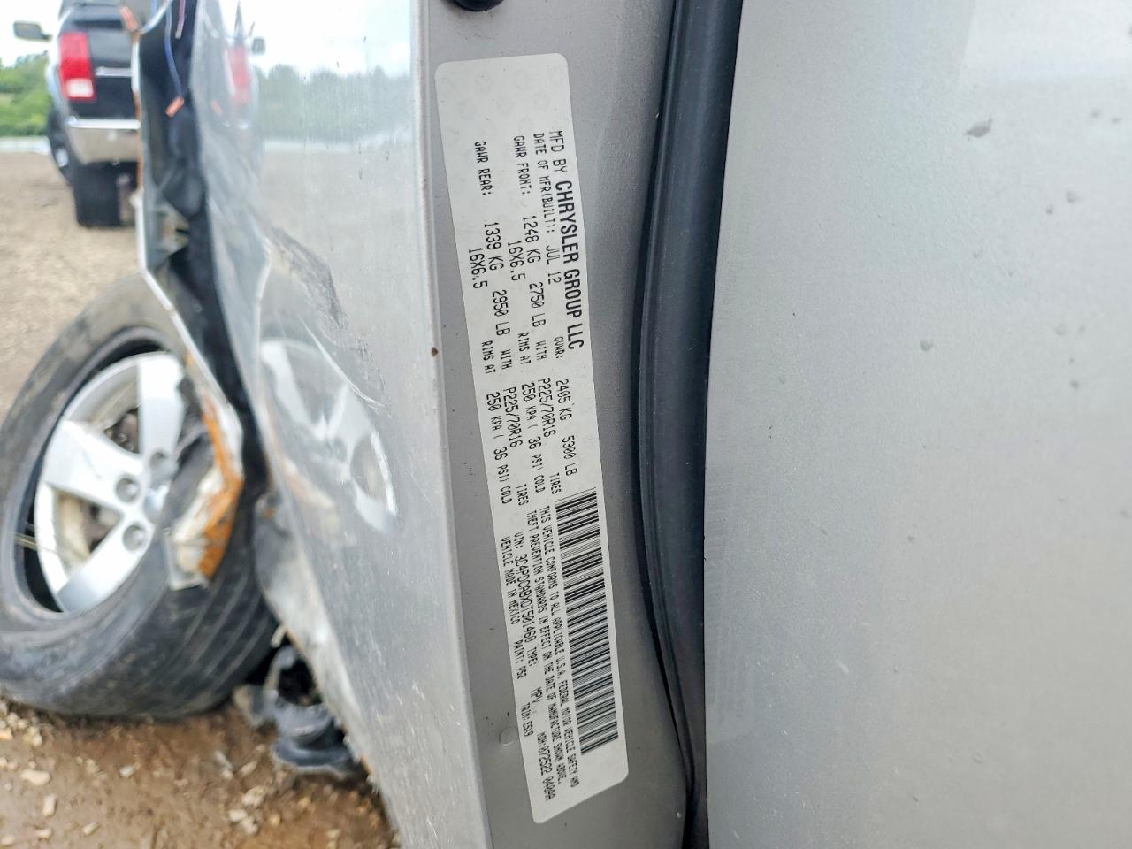 2013 Dodge Journey Se Silver vin: 3C4PDCABXDT501460