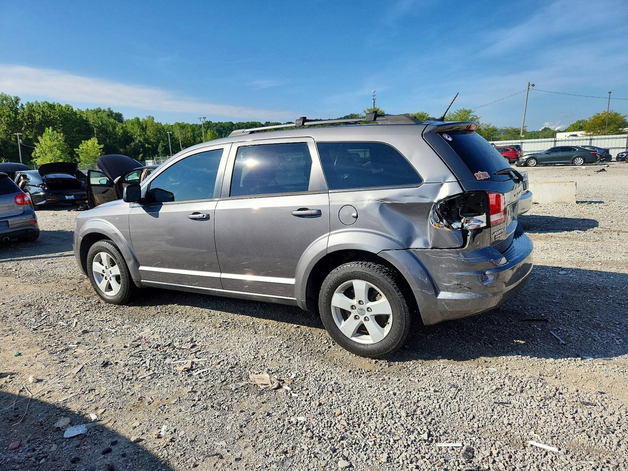 2013 Dodge Journey Se Gray vin: 3C4PDCABXDT508554