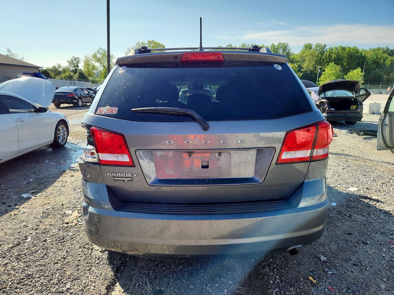 2013 Dodge Journey Se Gray vin: 3C4PDCABXDT508554