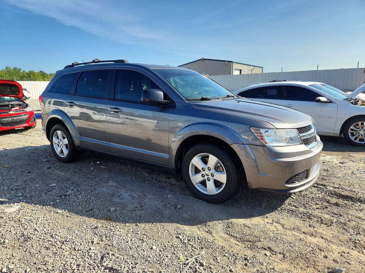 2013 Dodge Journey Se Gray vin: 3C4PDCABXDT508554
